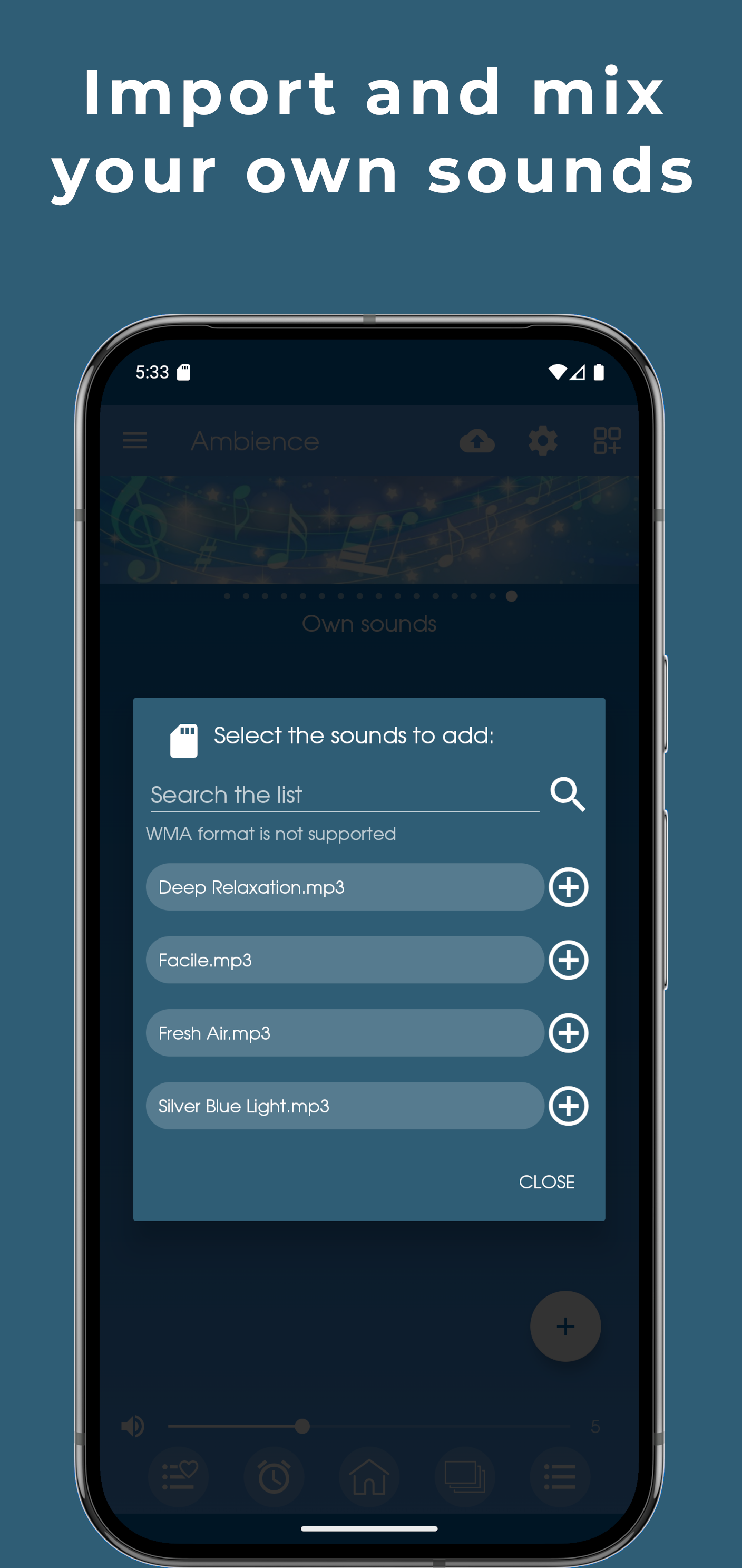 اسکرین شات 8 برنامه Ambience: sleep sounds