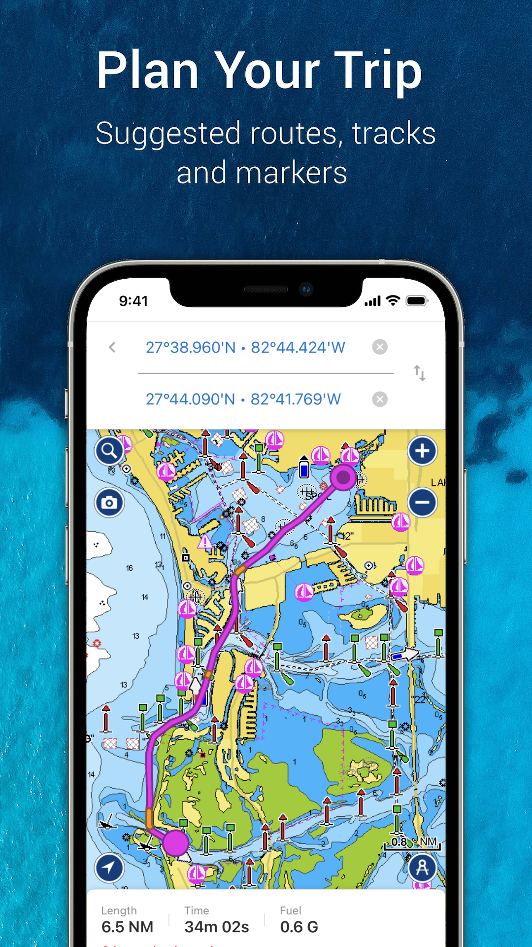 اسکرین شات 7 برنامه Navionics® Boating