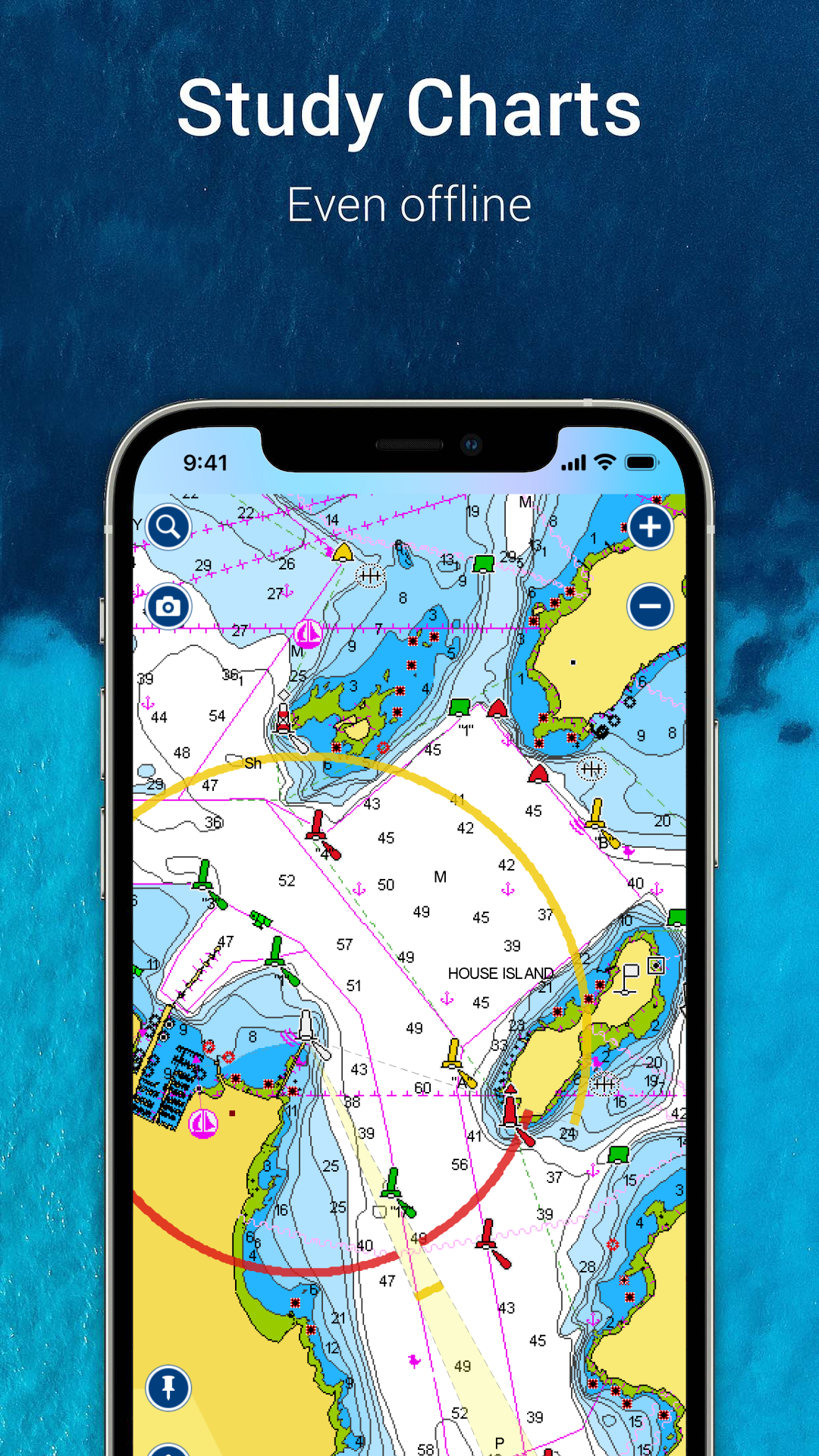 اسکرین شات 1 برنامه Navionics® Boating