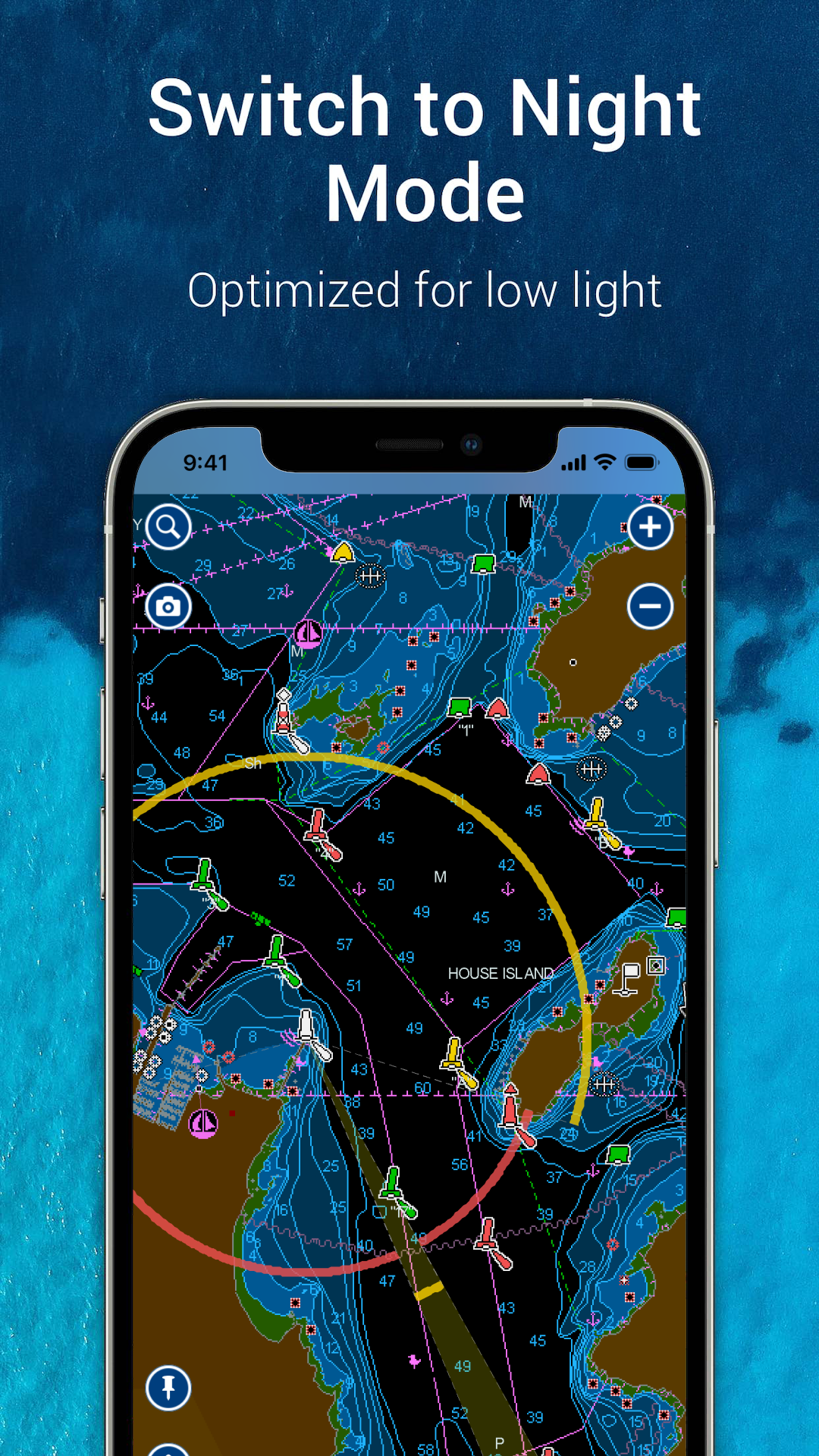 اسکرین شات 3 برنامه Navionics® Boating