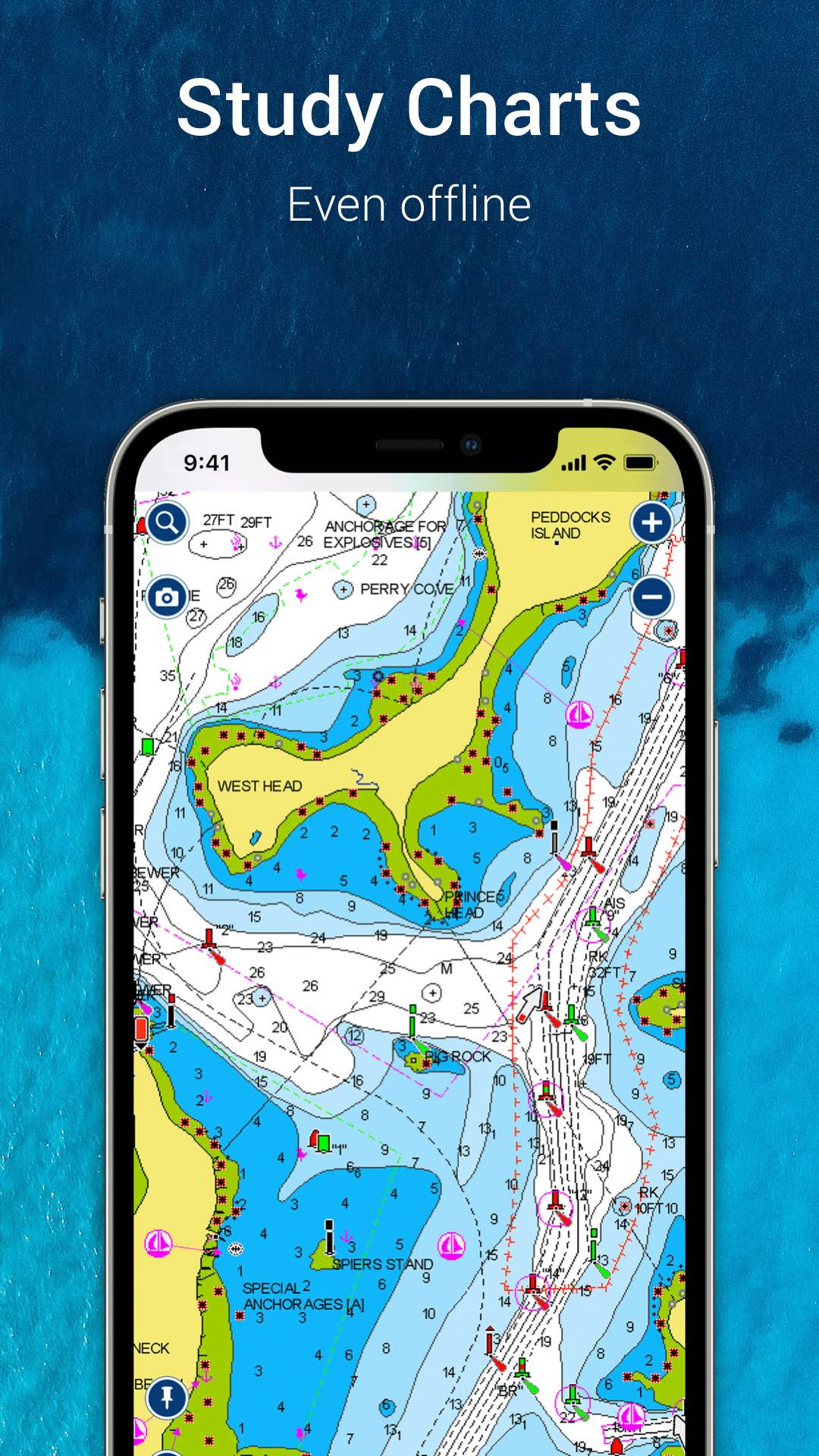 اسکرین شات 1 برنامه Navionics® Boating