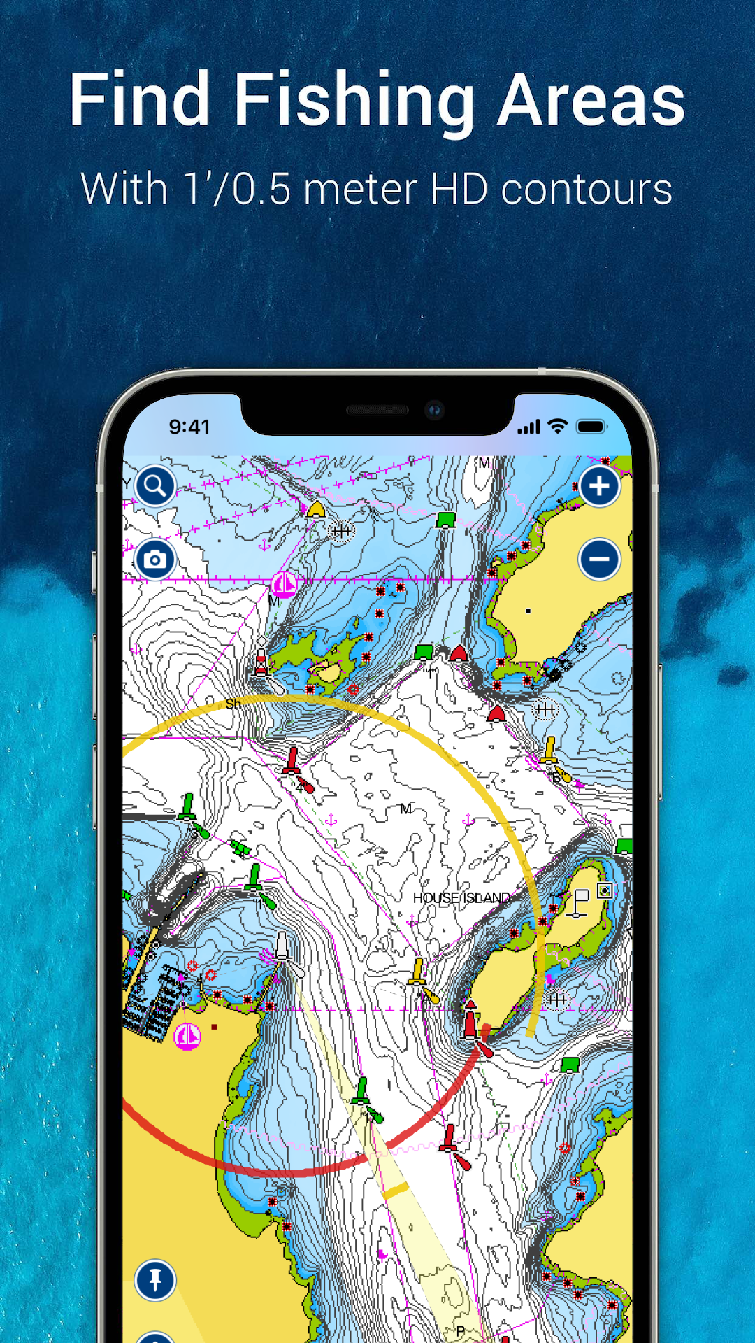 اسکرین شات 2 برنامه Navionics® Boating