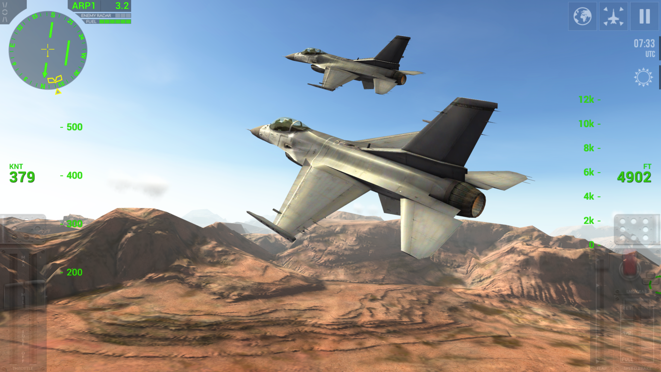 اسکرین شات 3 بازی F18 Carrier Landing Lite