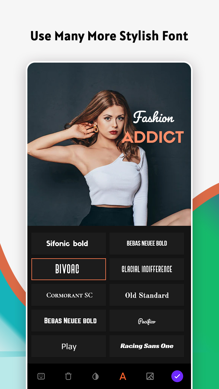 اسکرین شات 4 برنامه Add Text to Video