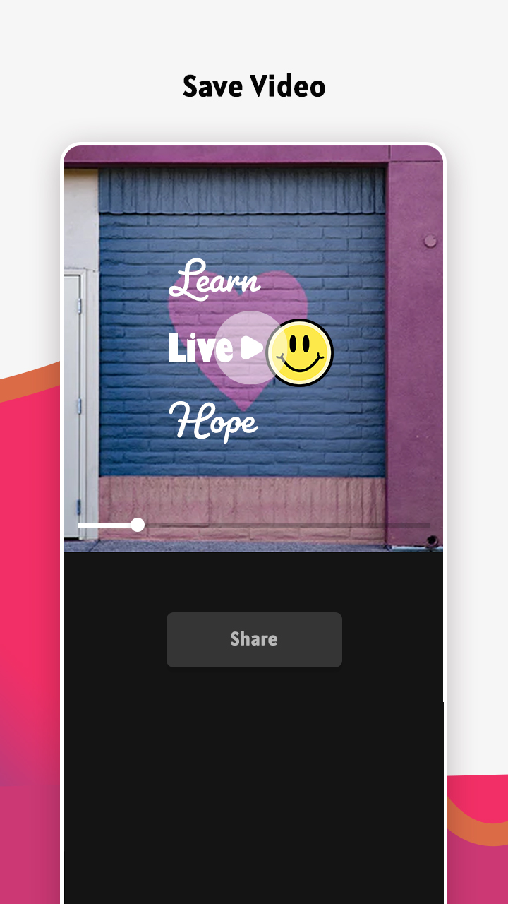 اسکرین شات 7 برنامه Add Text to Video
