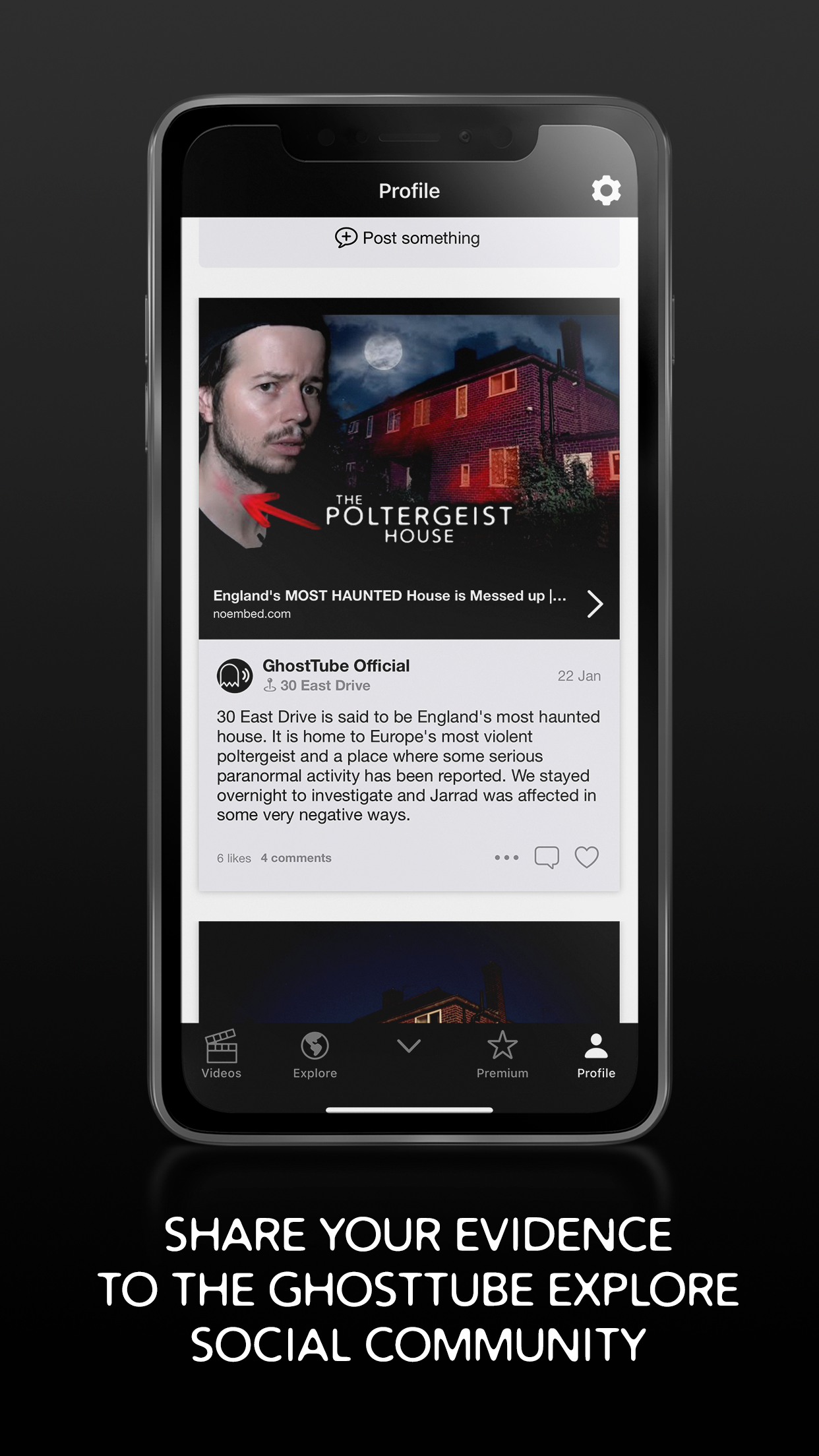 اسکرین شات 7 برنامه GhostTube Paranormal Videos