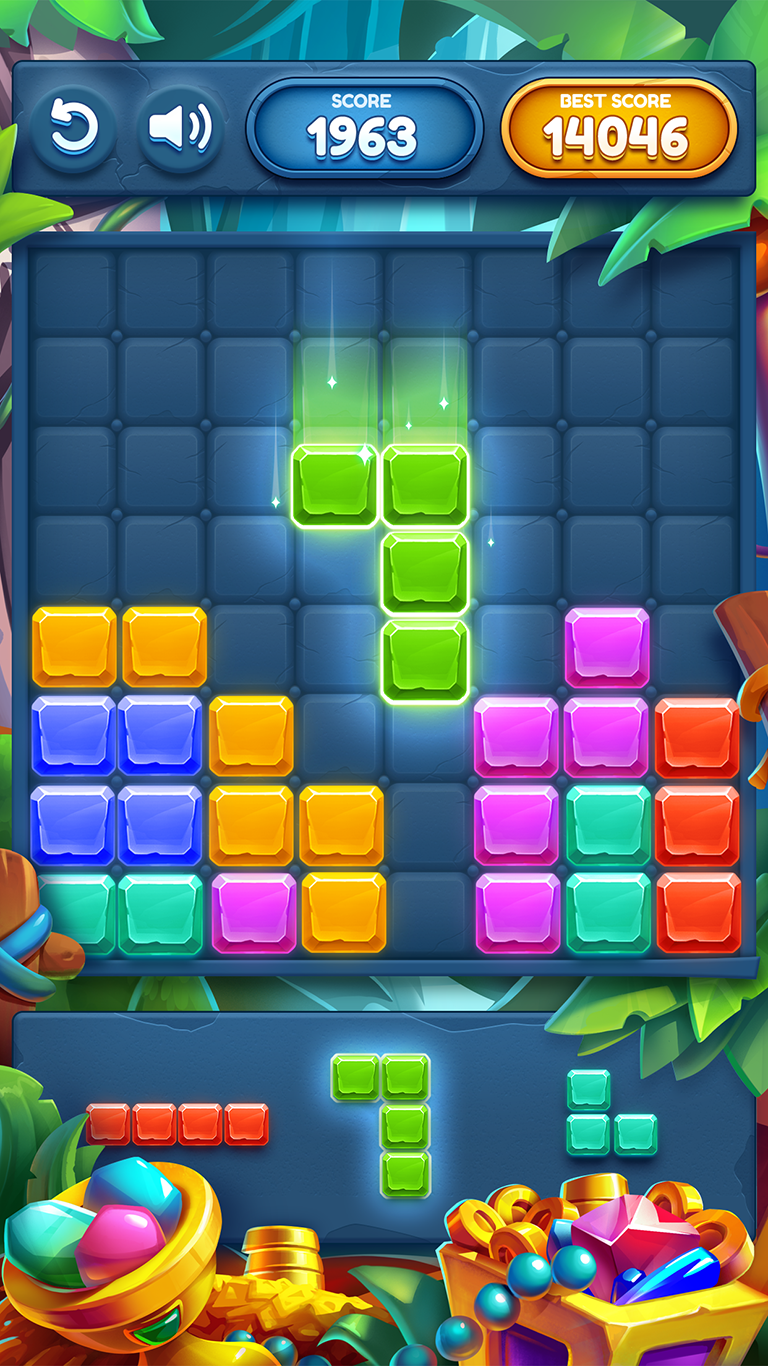 اسکرین شات 1 بازی Block Puzzle Infinite