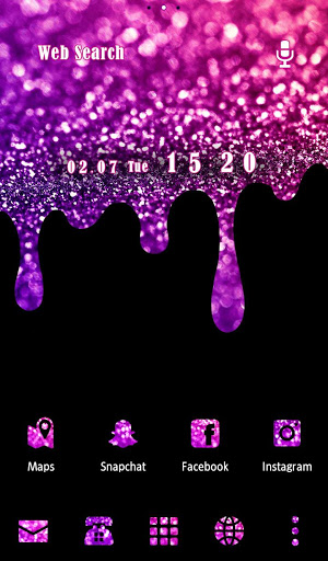 اسکرین شات 5 برنامه Wallpaper Melting Glitter