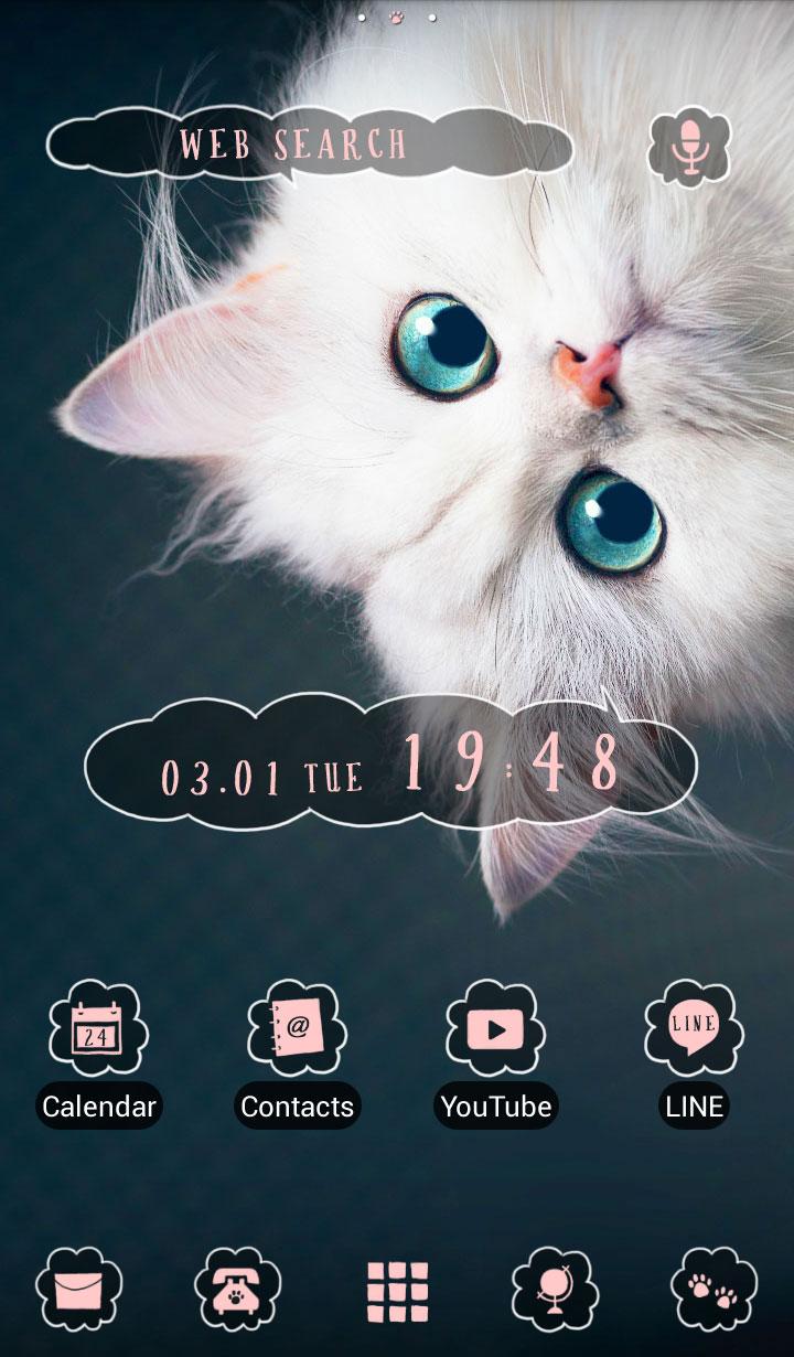 اسکرین شات 5 برنامه Cute Theme What's the Time?