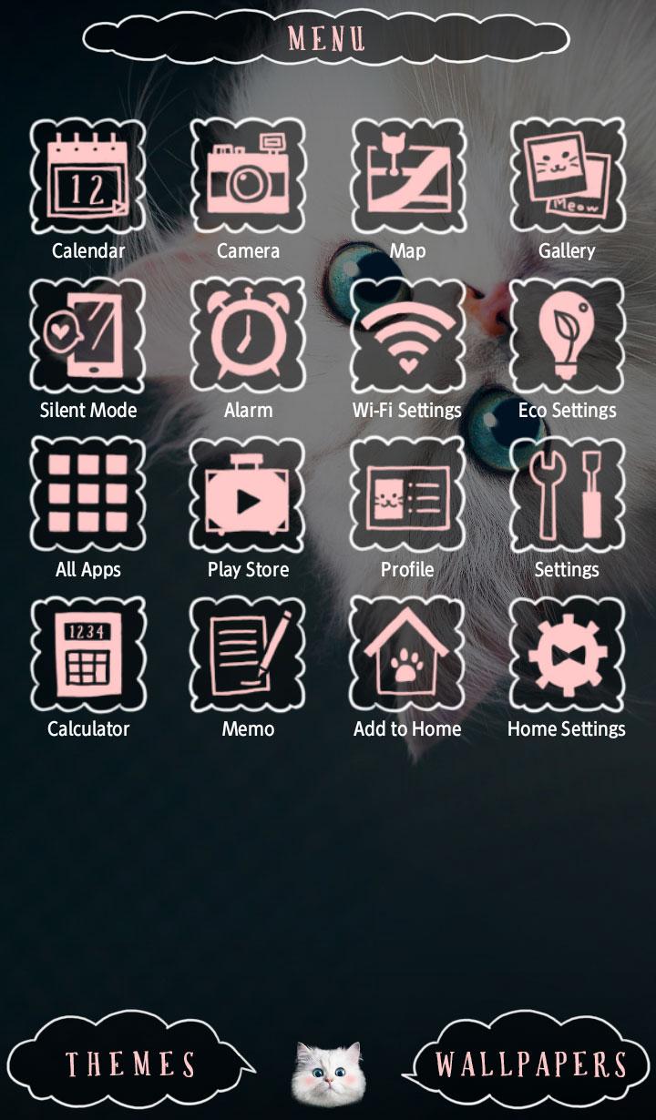 اسکرین شات 2 برنامه Cute Theme What's the Time?