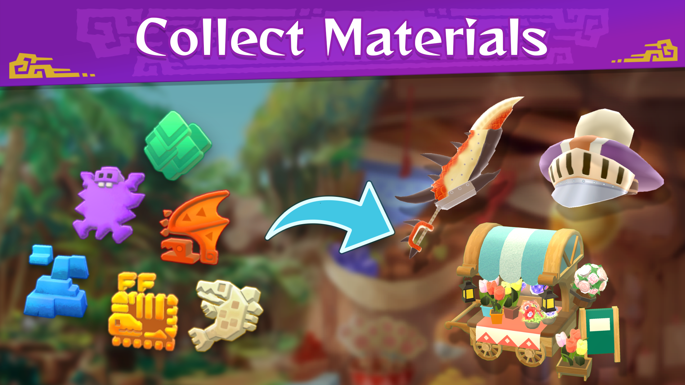 اسکرین شات 5 بازی Monster Hunter Puzzles