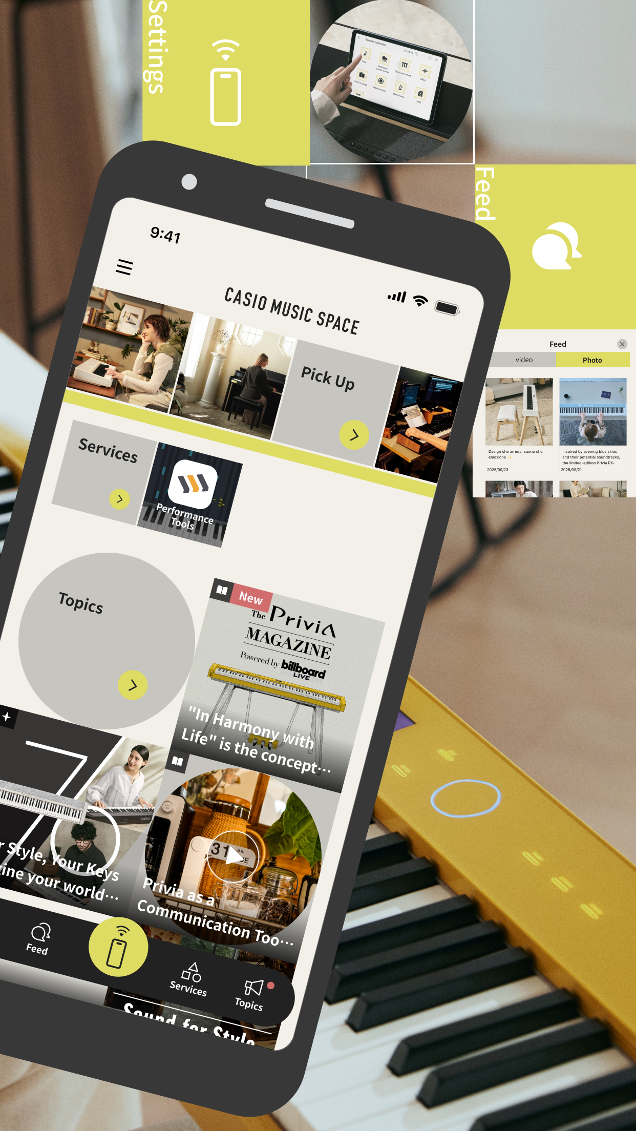 اسکرین شات 2 برنامه CASIO MUSIC SPACE