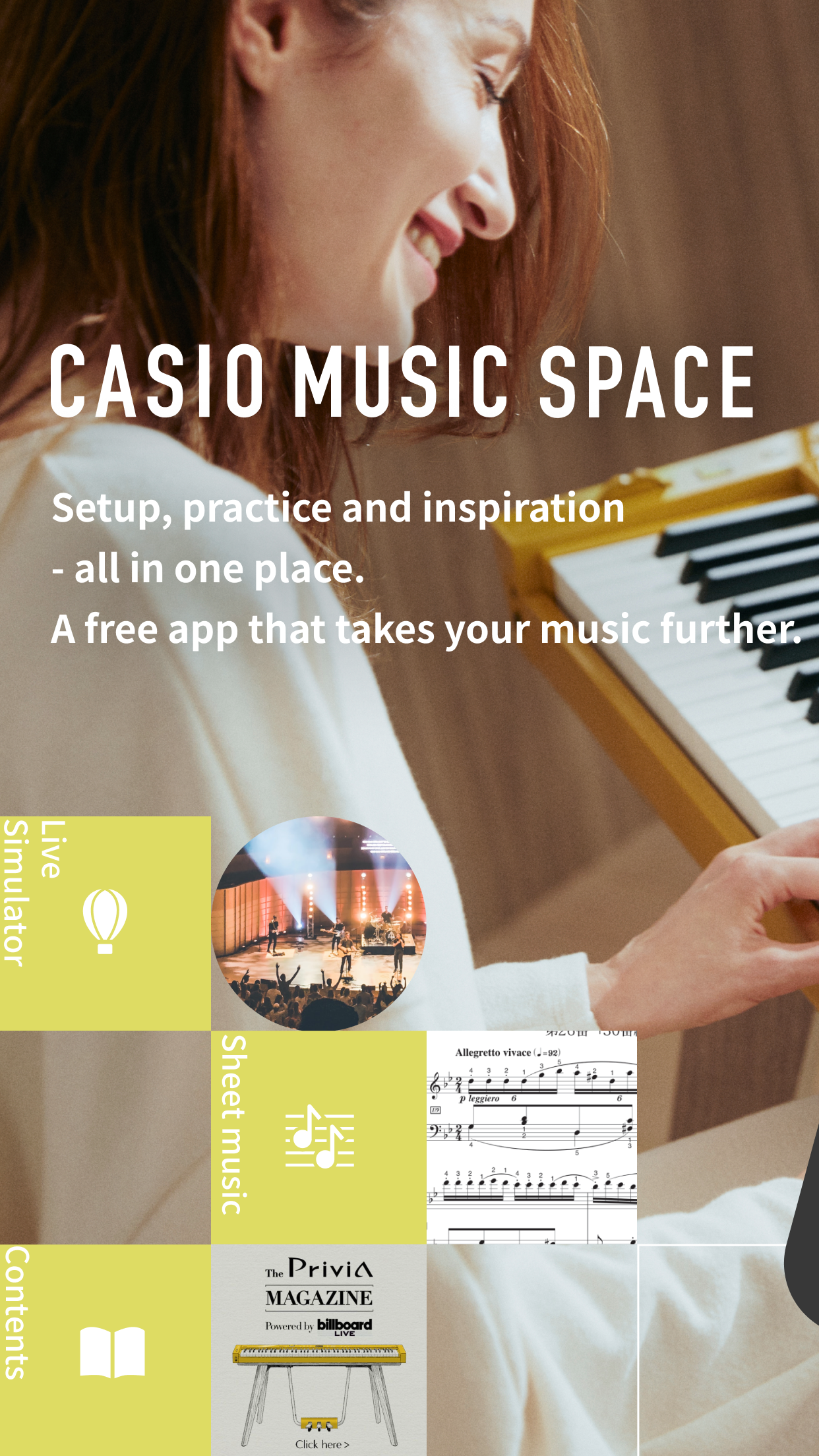 اسکرین شات 1 برنامه CASIO MUSIC SPACE
