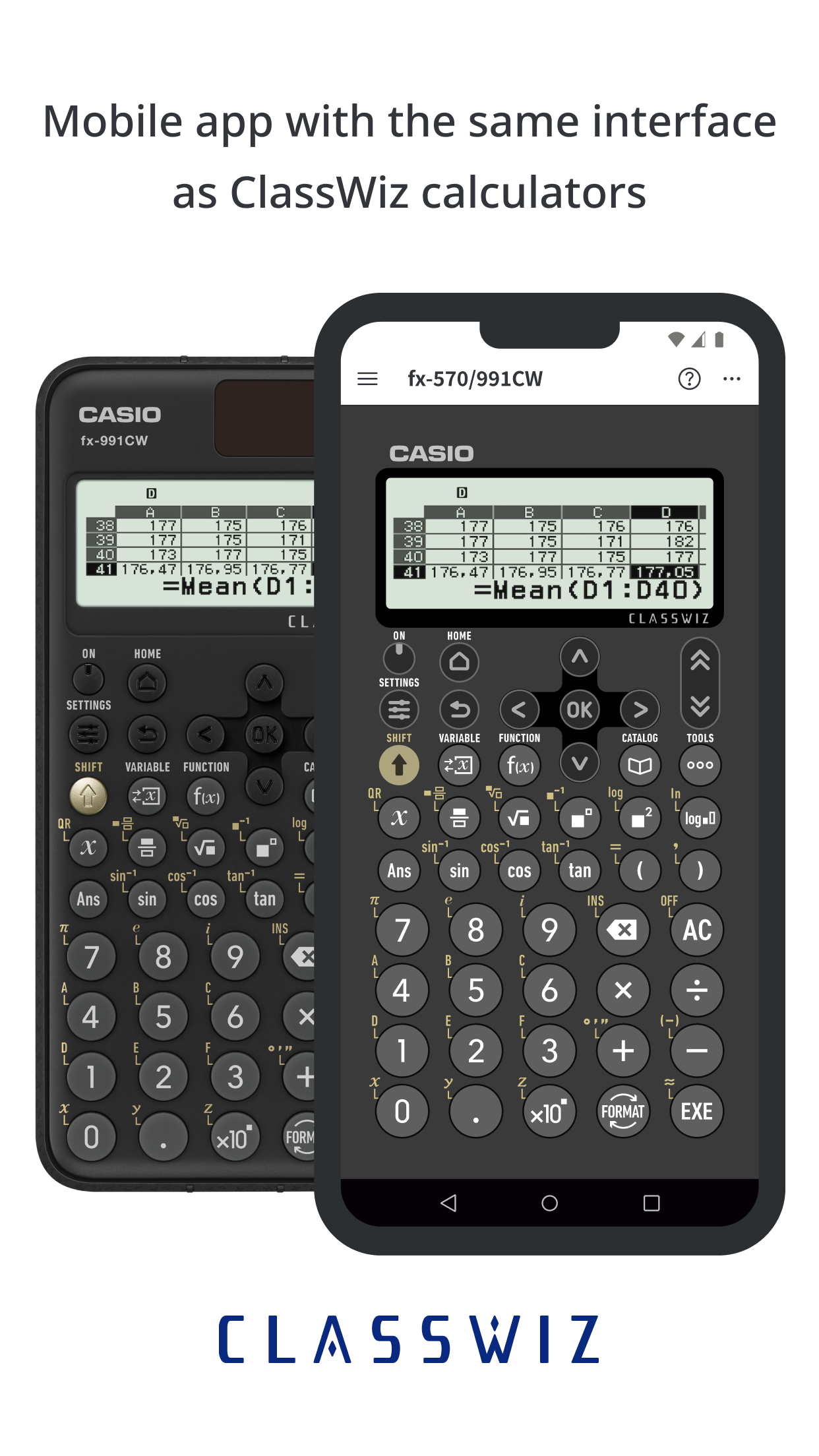 اسکرین شات 4 برنامه ClassWiz Calc App QR
