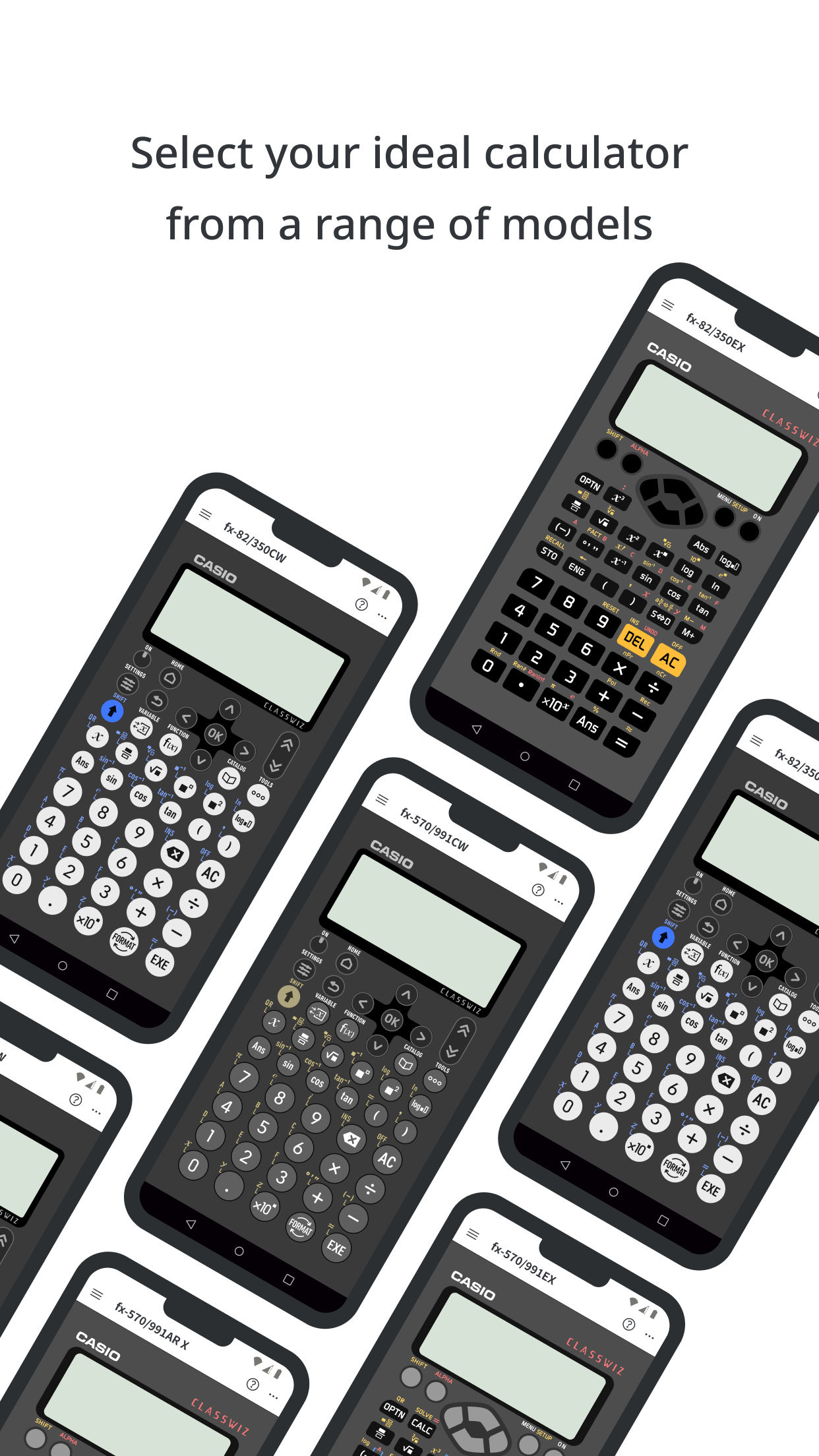اسکرین شات 6 برنامه ClassWiz Calc App QR