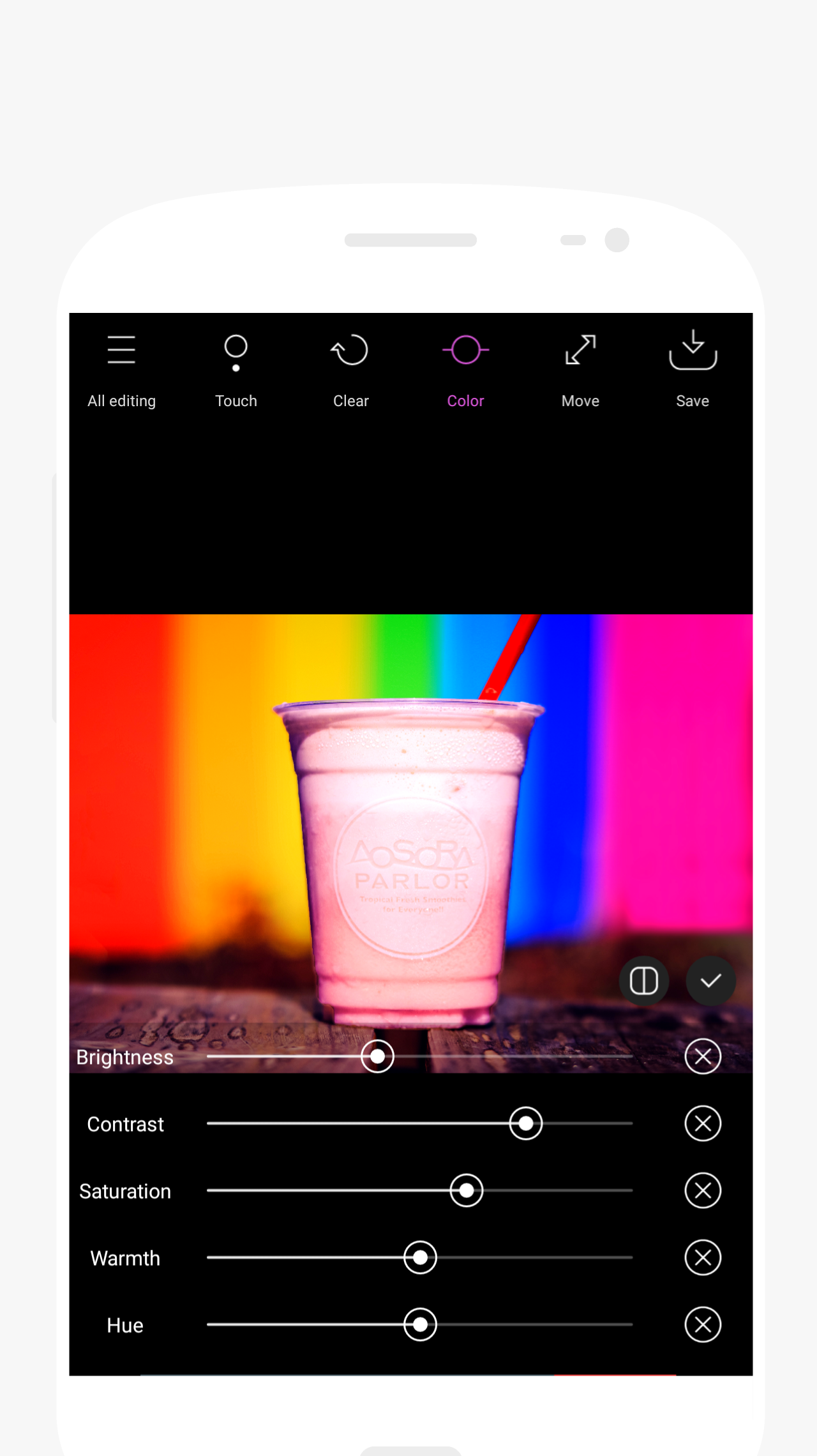 اسکرین شات 8 برنامه Point Blur : blur photo editor