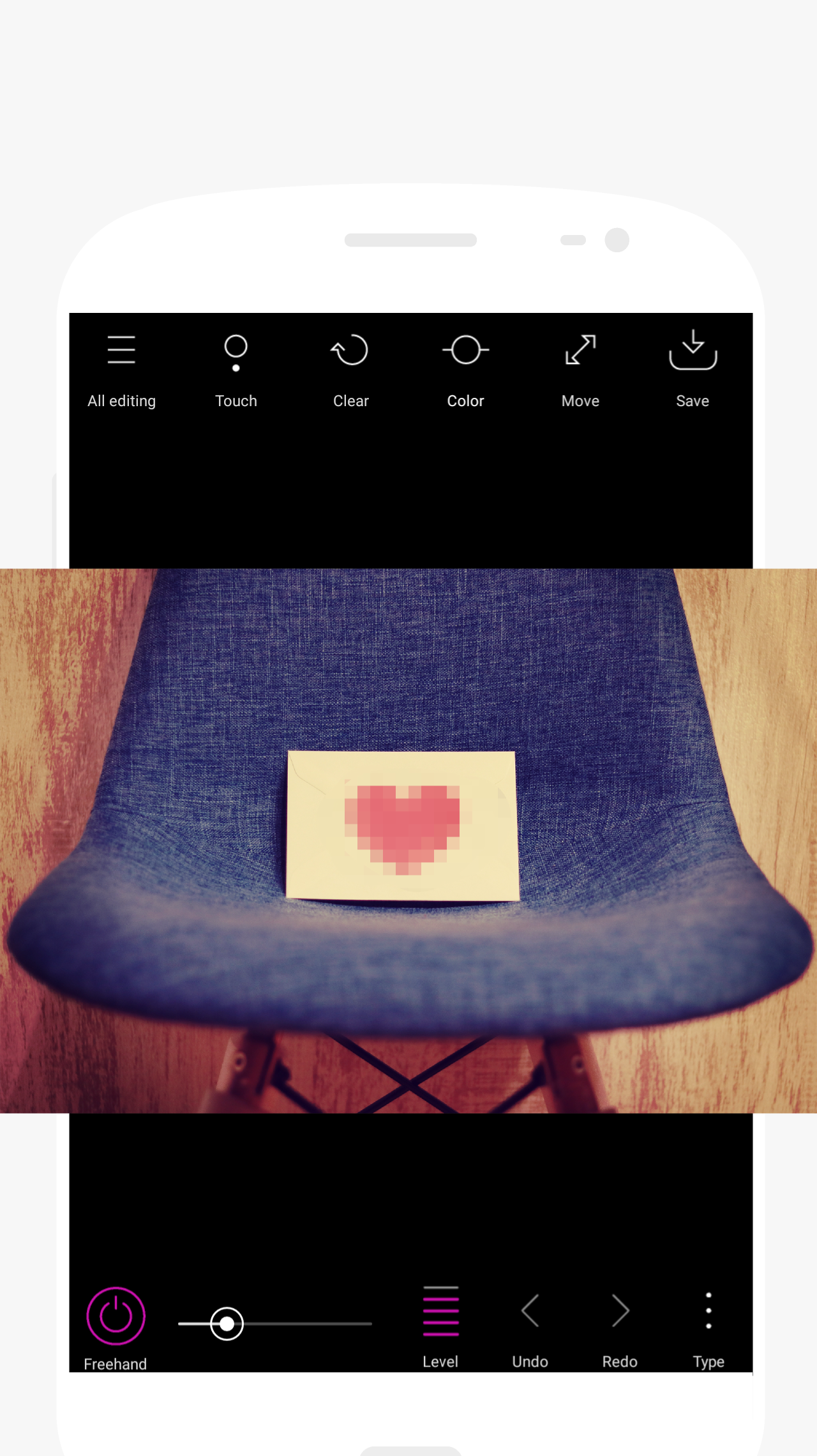 اسکرین شات 5 برنامه Point Blur : blur photo editor