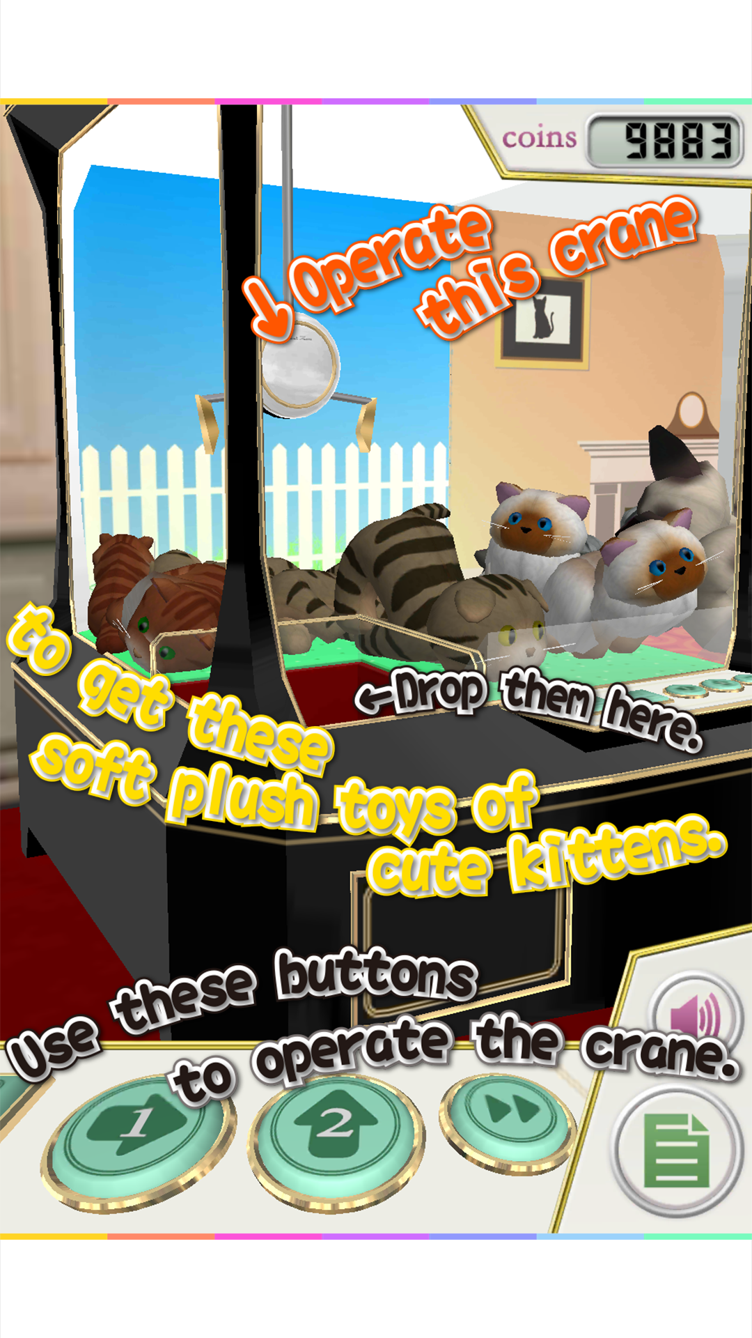 اسکرین شات 2 بازی Claw Crane Cats