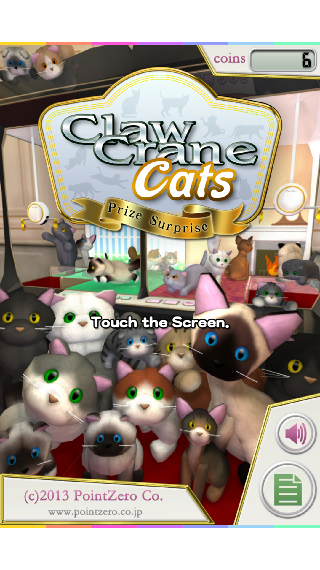 اسکرین شات 1 بازی Claw Crane Cats