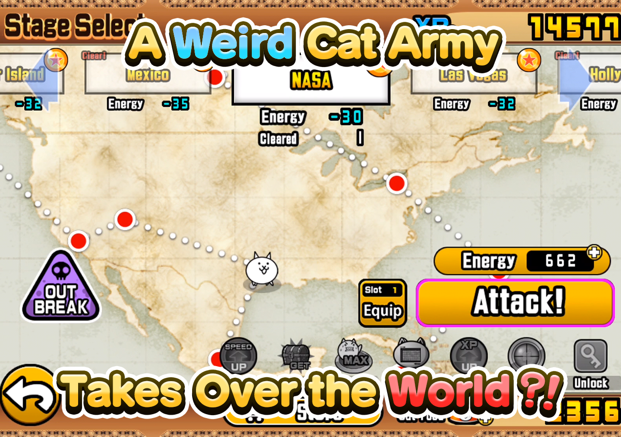 اسکرین شات 3 بازی The Battle Cats