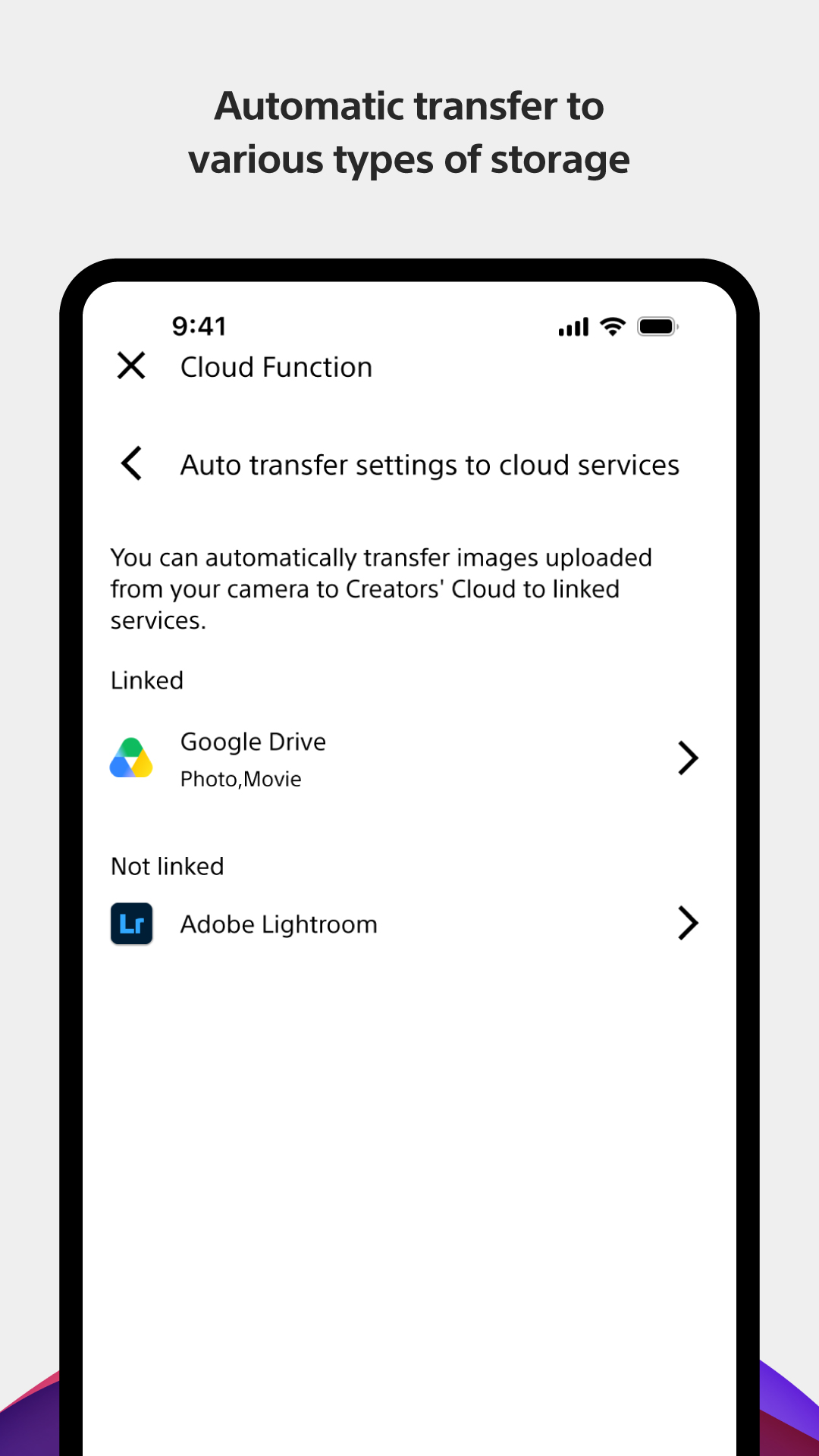 اسکرین شات 6 برنامه Sony | Creators' App
