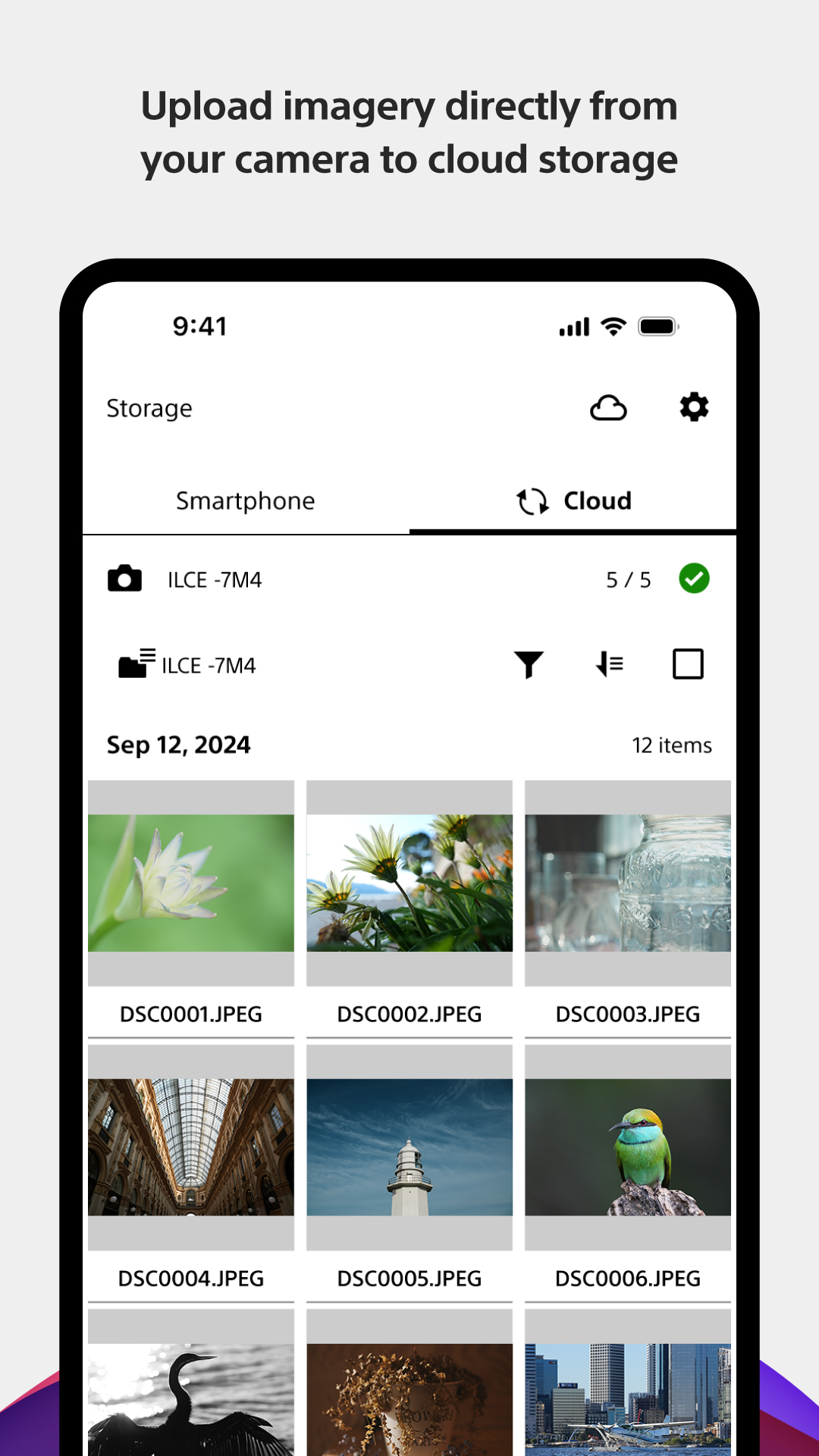 اسکرین شات 5 برنامه Sony | Creators' App