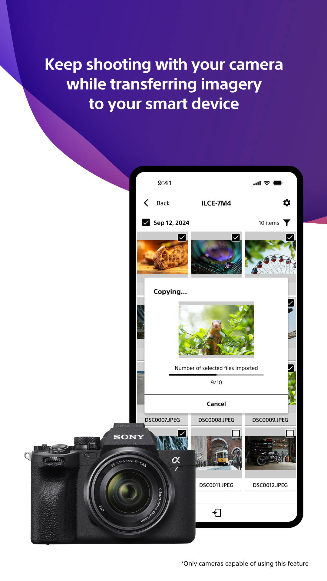 اسکرین شات 5 برنامه Sony | Creators' App