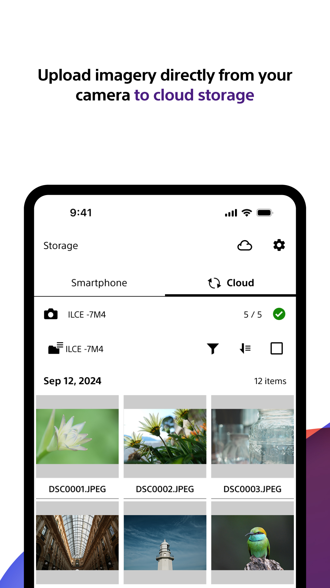 اسکرین شات 3 برنامه Sony | Creators' App