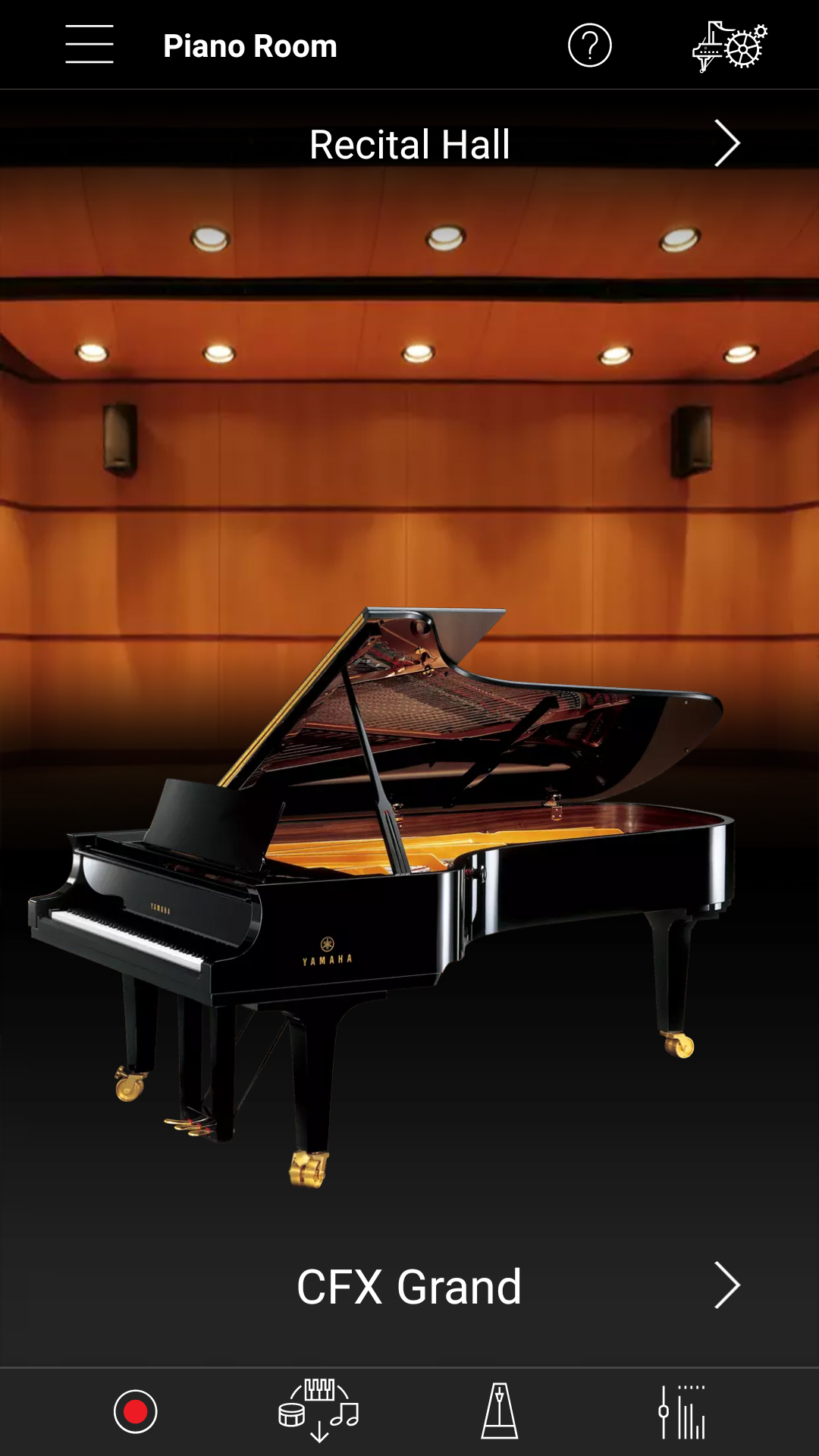 اسکرین شات 1 برنامه Smart Pianist