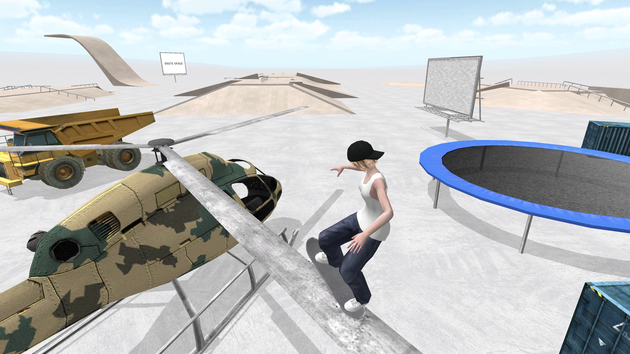 اسکرین شات 3 بازی Skate Space