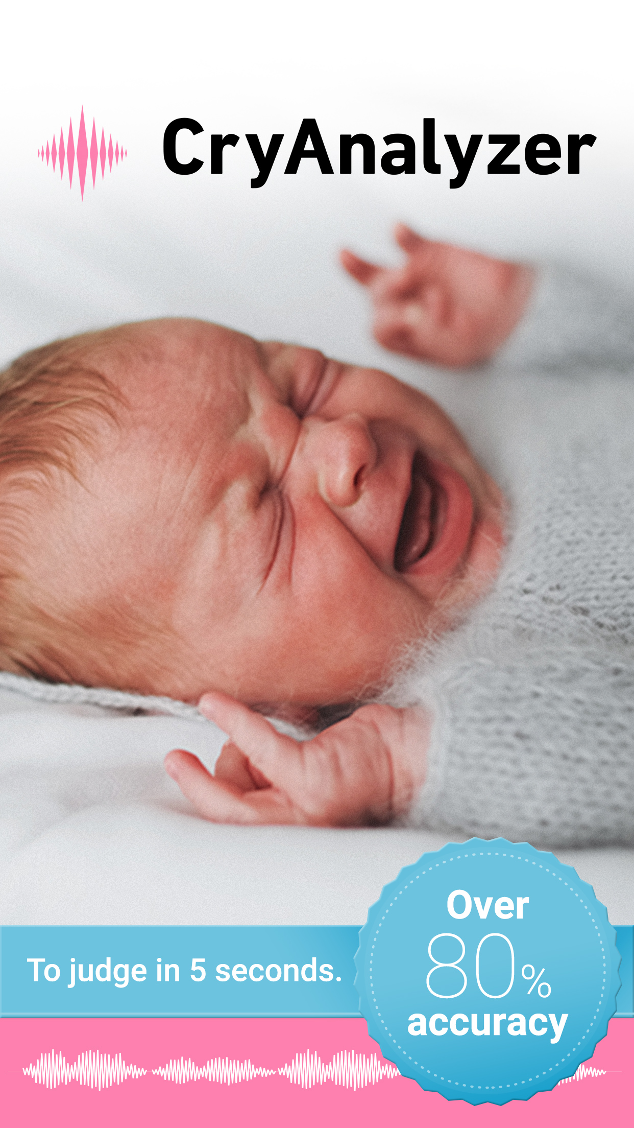اسکرین شات 1 برنامه CryAnalyzer - baby translator