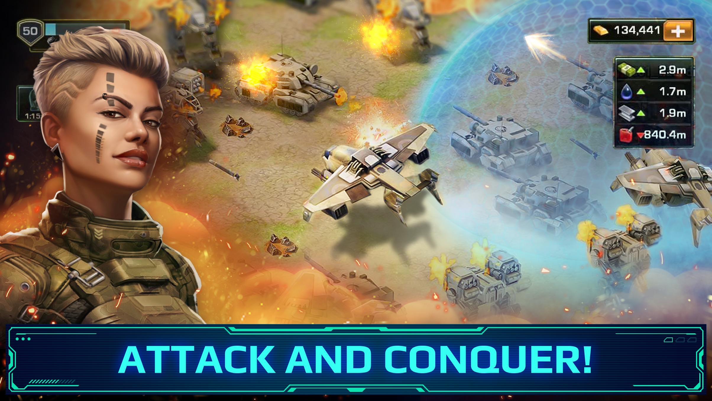 اسکرین شات 1 بازی War of Nations: PvP Strategy