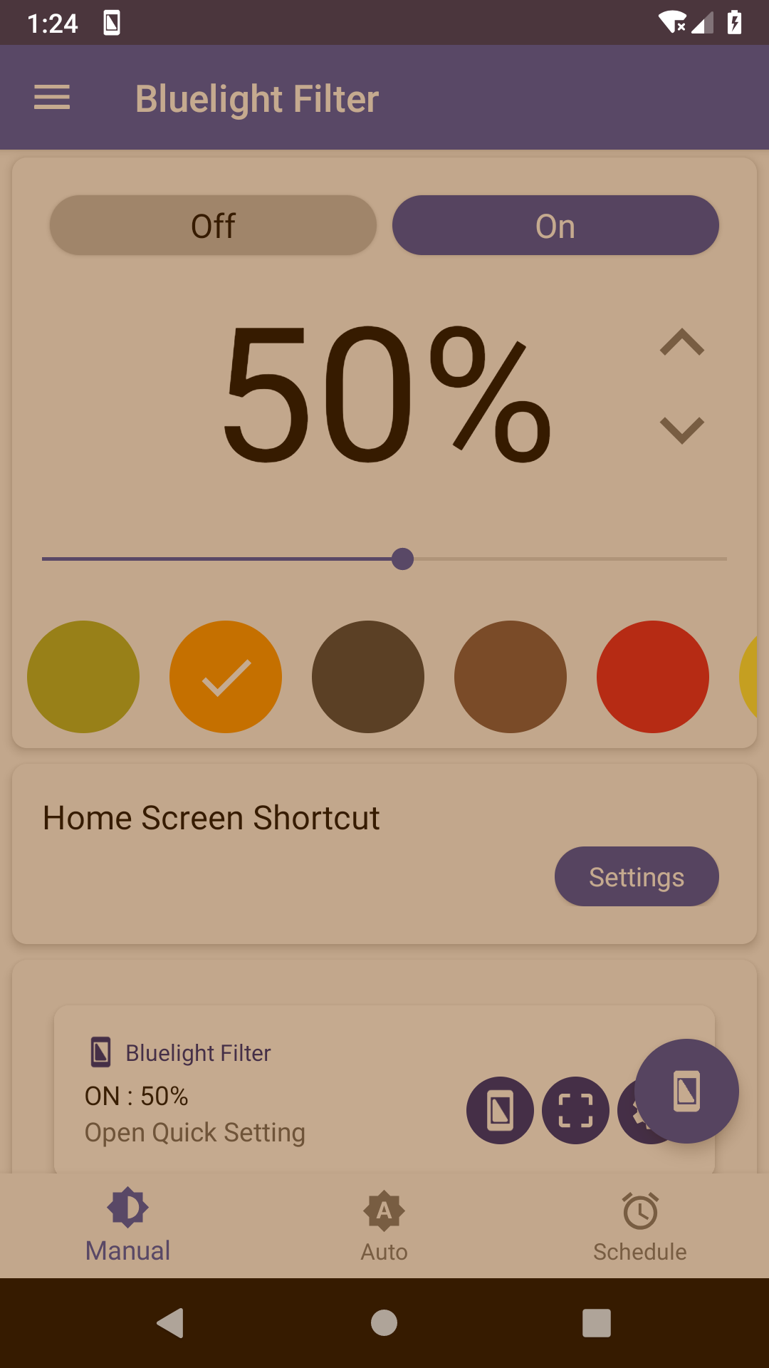 اسکرین شات 2 برنامه Bluelight Filter for Eye Care