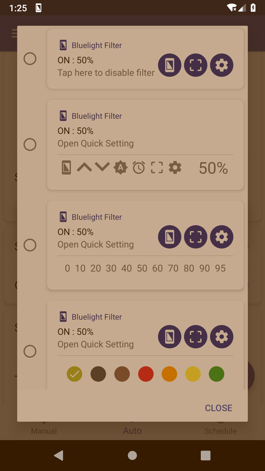 اسکرین شات 5 برنامه Bluelight Filter for Eye Care