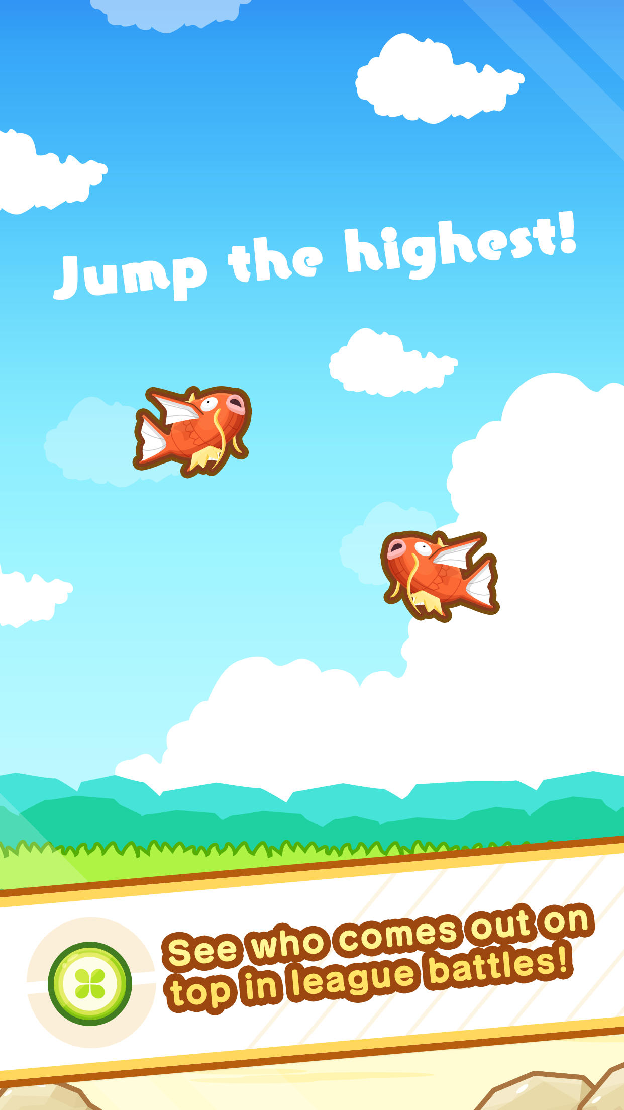اسکرین شات 3 بازی Pokémon: Magikarp Jump