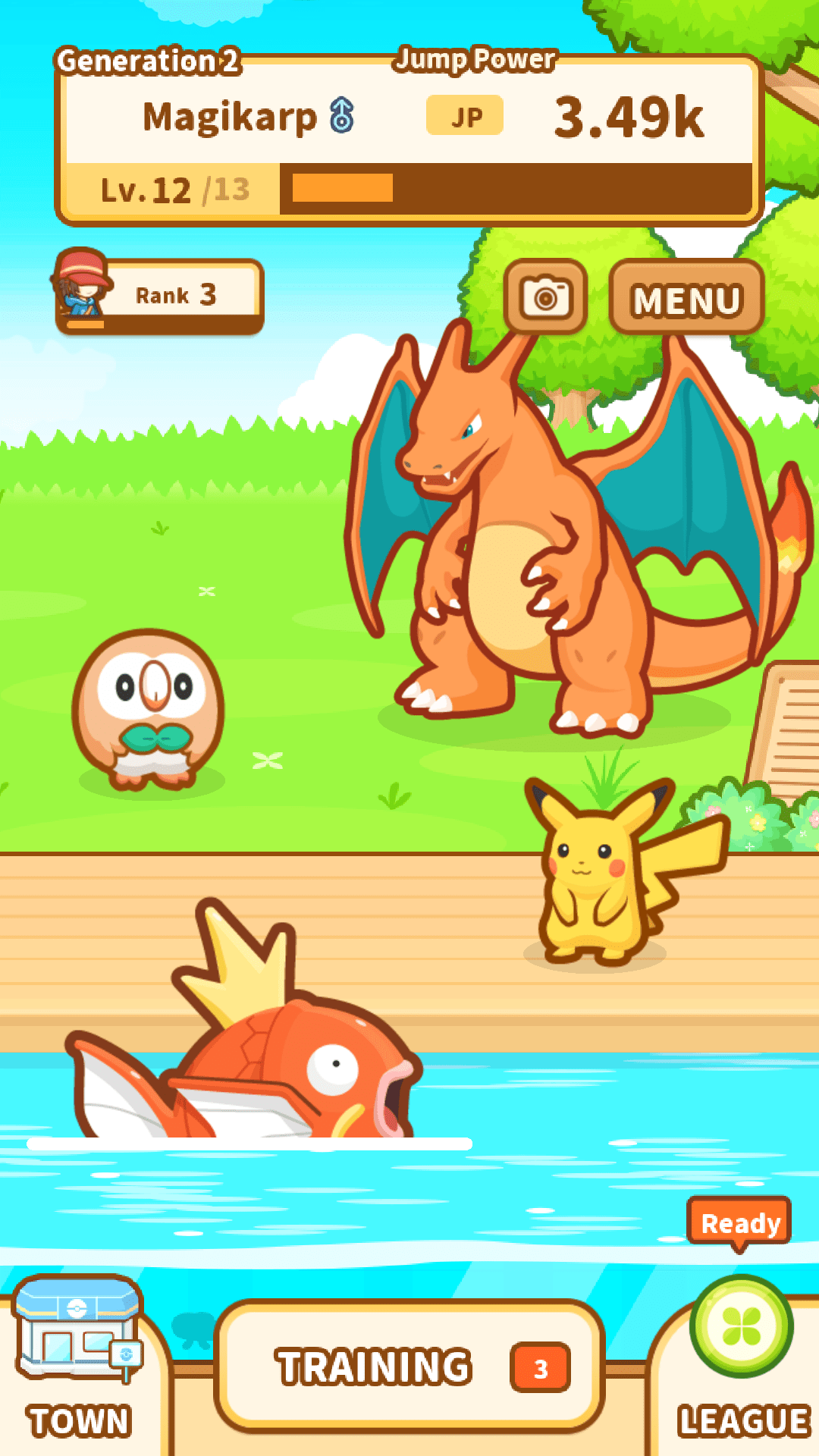 اسکرین شات 5 بازی Pokémon: Magikarp Jump