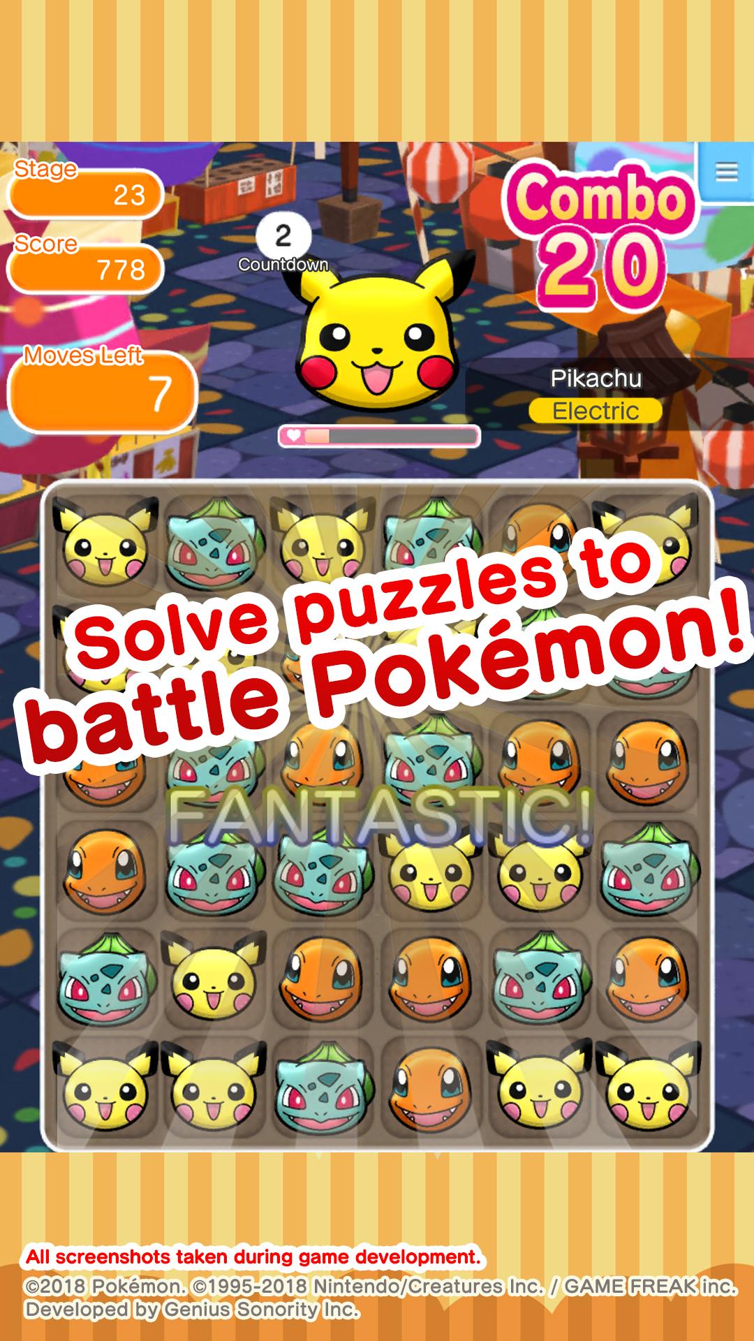 اسکرین شات 2 بازی Pokémon Shuffle Mobile