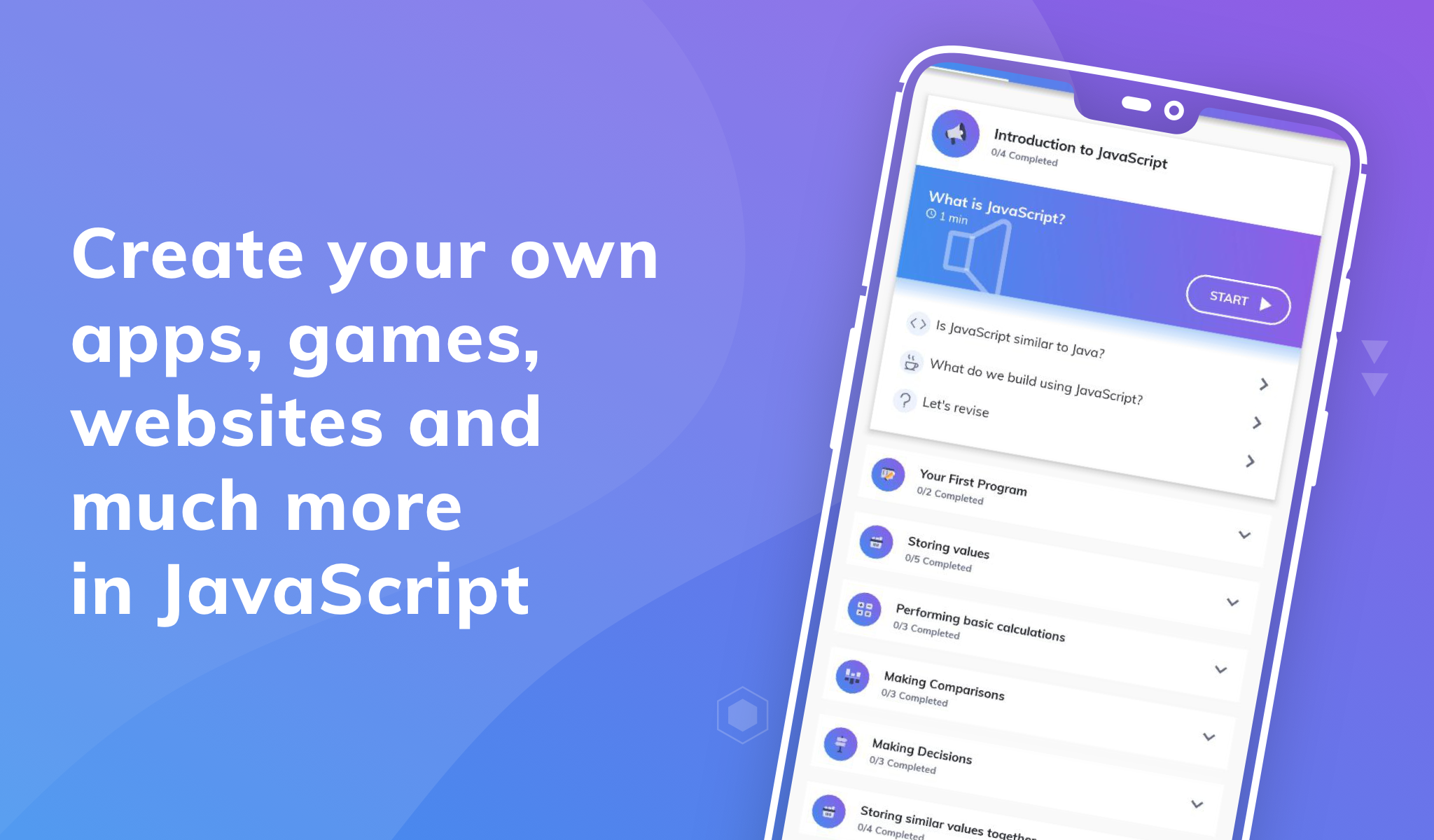 اسکرین شات 3 برنامه Learn Javascript