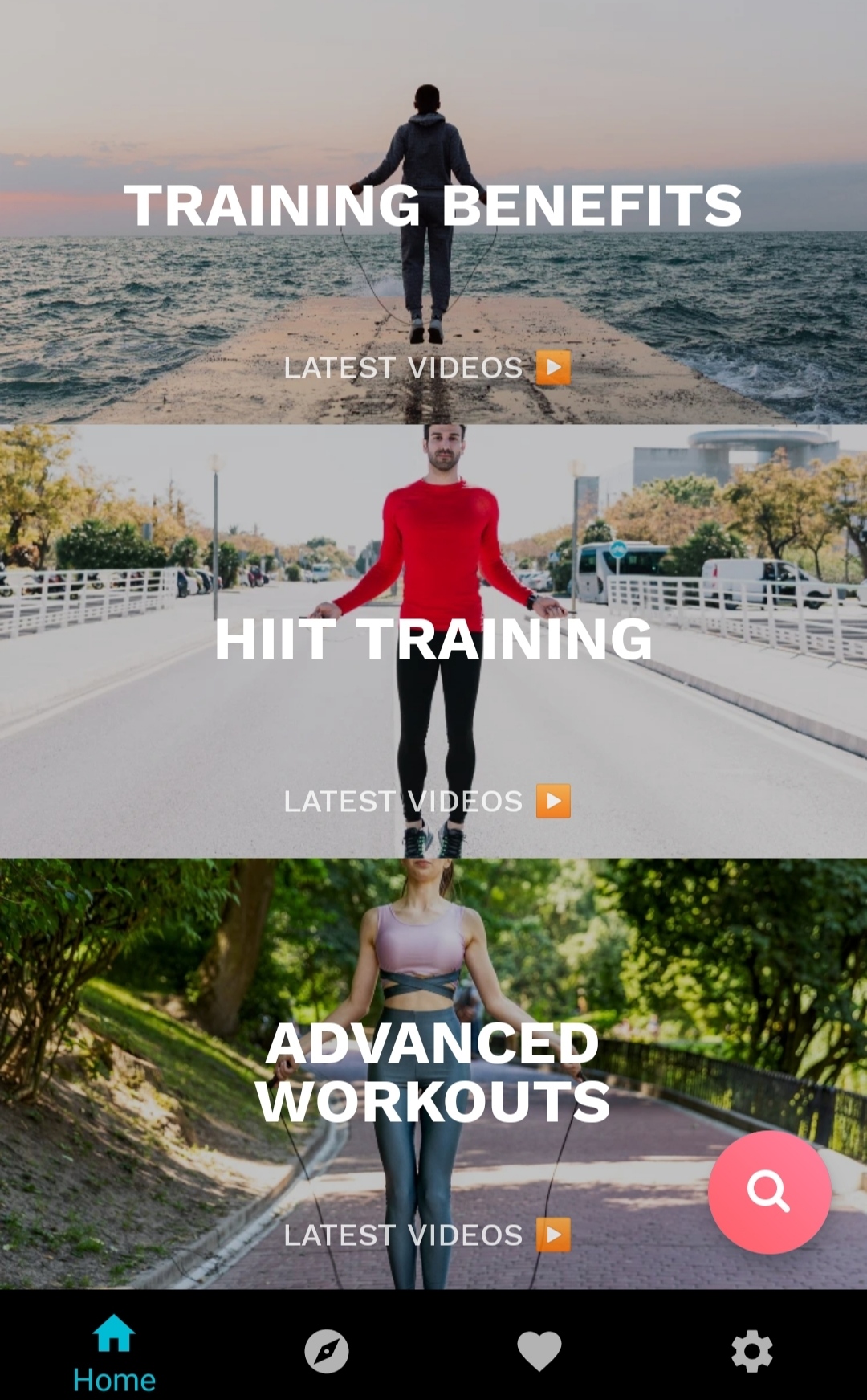 اسکرین شات 1 برنامه Jump Rope Counter & Workouts