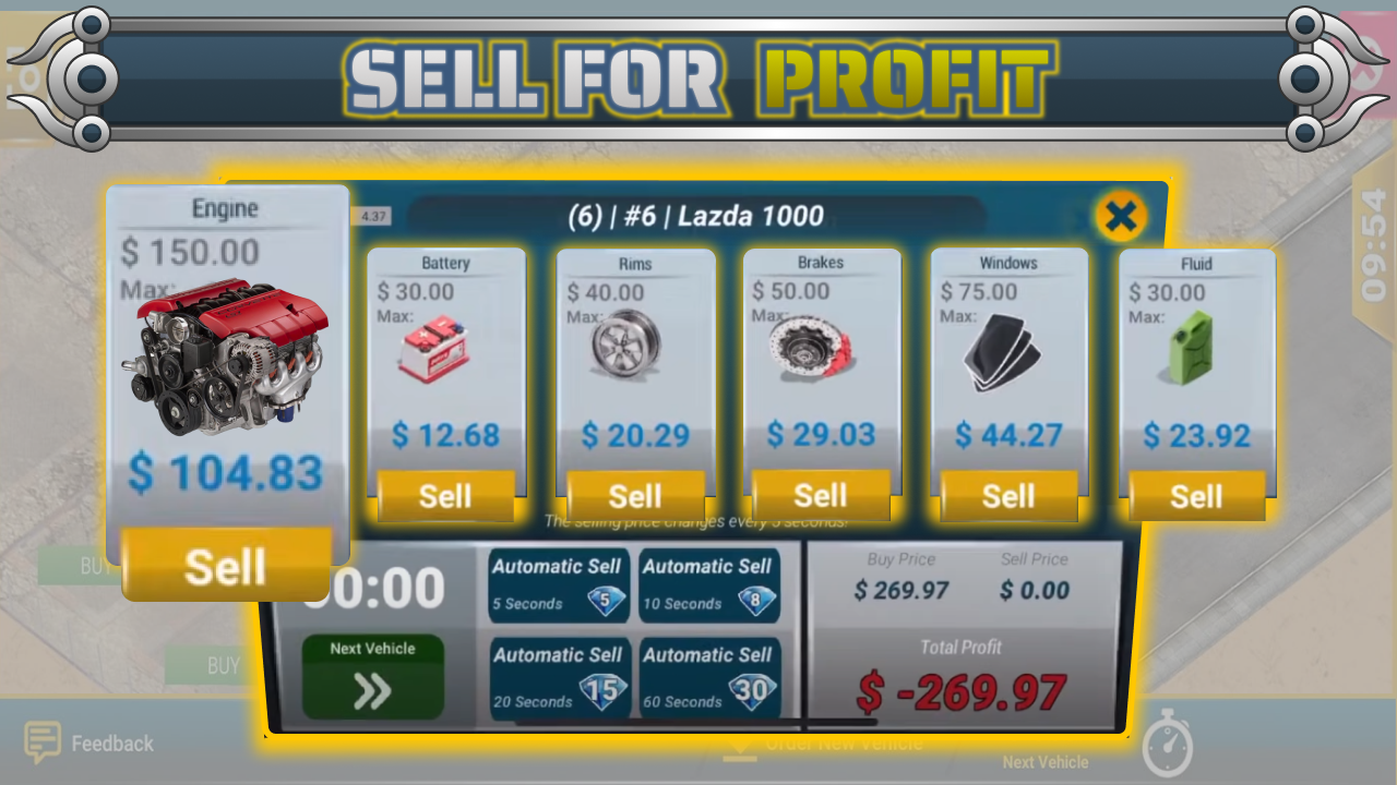 اسکرین شات 4 بازی Junkyard Tycoon: Car Dealer