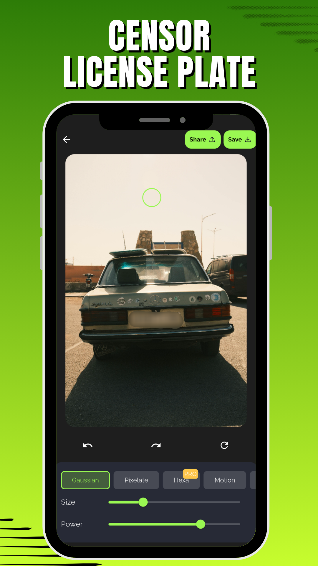اسکرین شات 4 برنامه Blur Face: 1 Tap Photo Censor