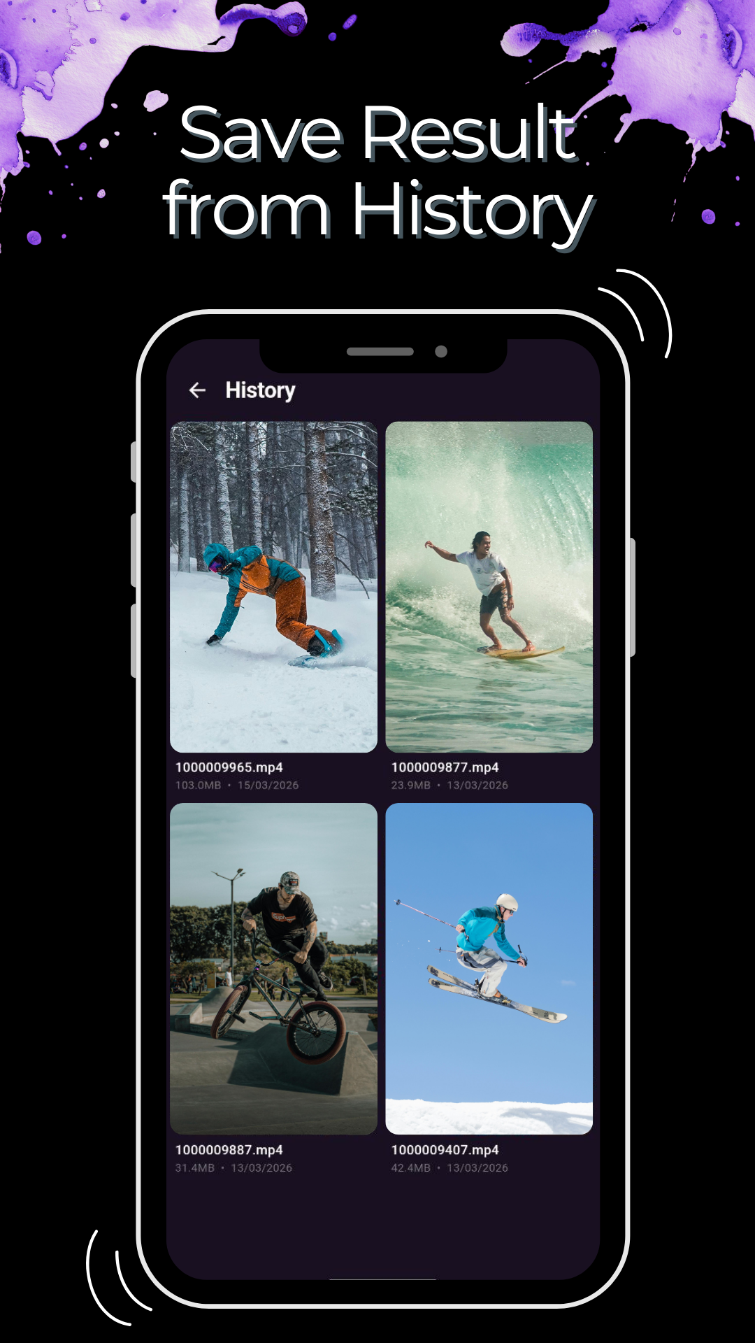 اسکرین شات 5 برنامه Shaky Video Stabilizer