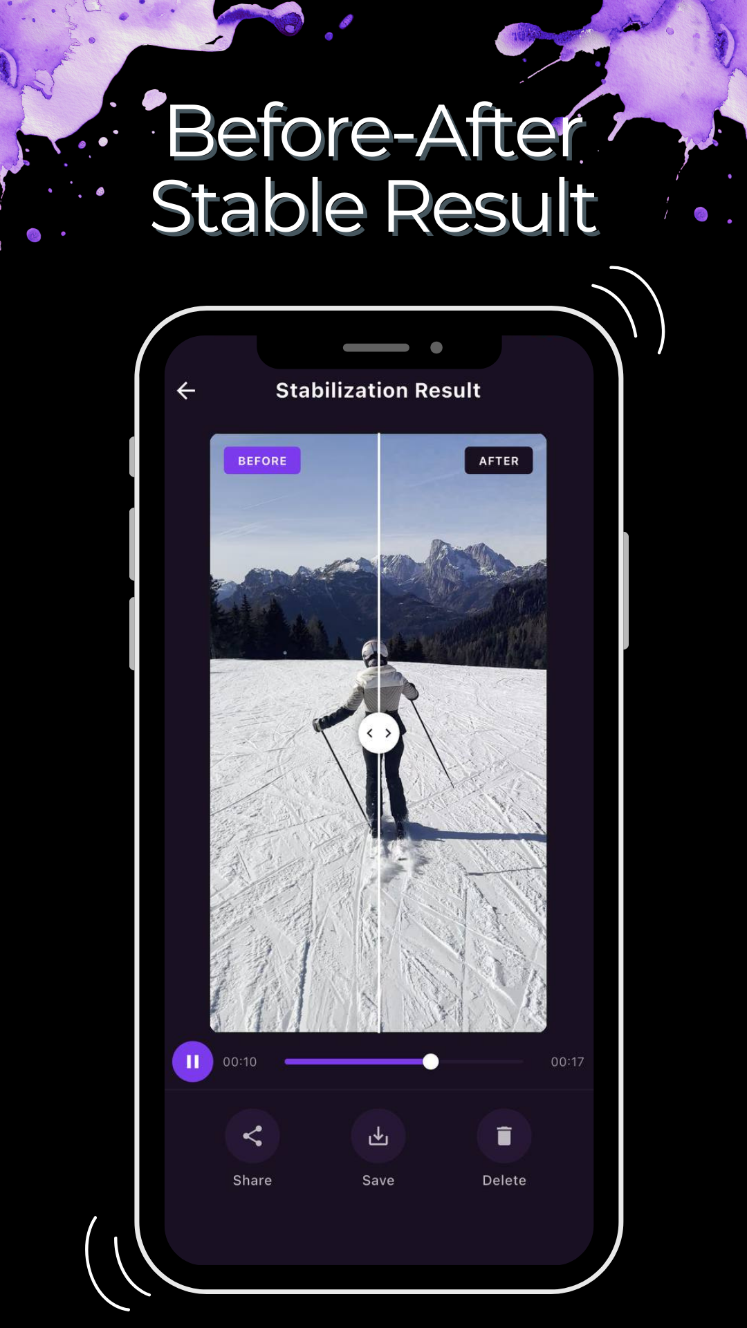اسکرین شات 4 برنامه Shaky Video Stabilizer