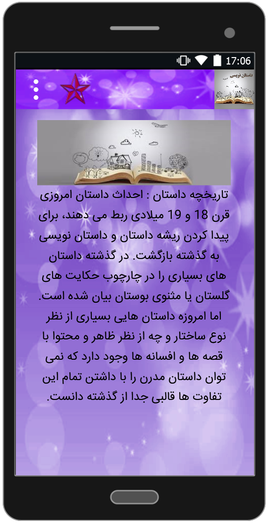 اسکرین شات 2 برنامه آموزش اصولی داستان نویسی
