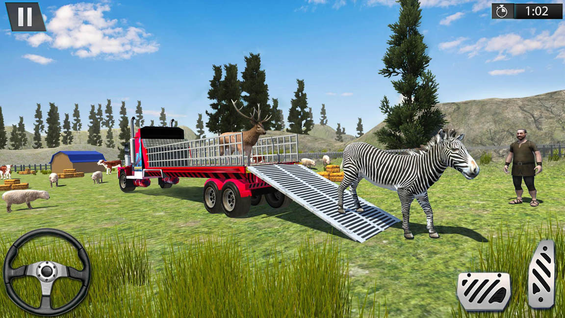 اسکرین شات 2 بازی حمل حیوانات اهلی | ماشین بازی