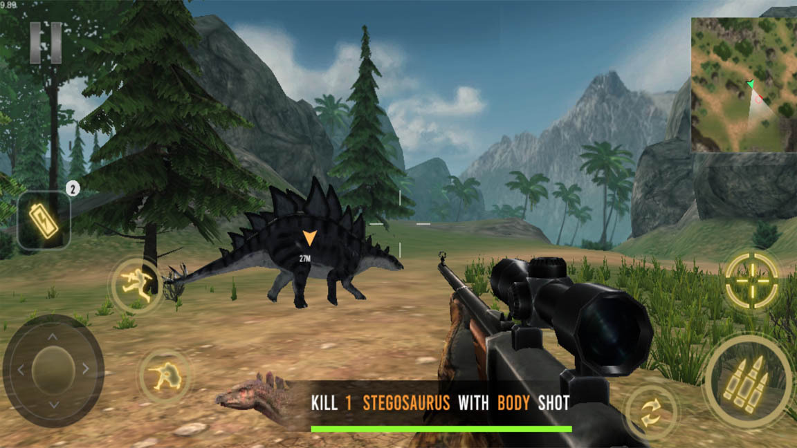 اسکرین شات 5 بازی بازی شکارچی دایناسور | بازی تفنگی