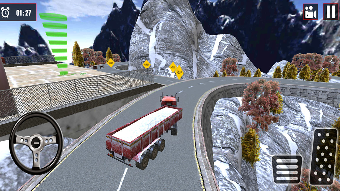 اسکرین شات 7 بازی جاده سازی در برف | بازی جدید
