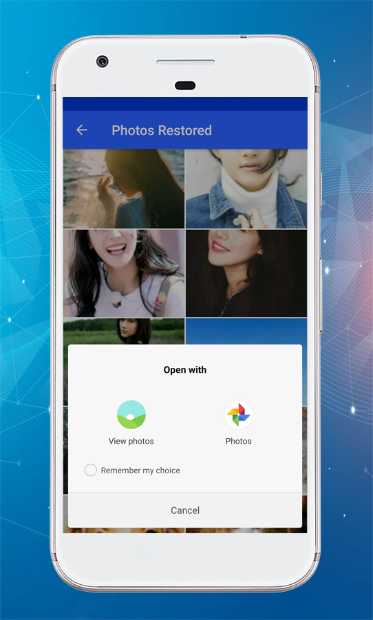 اسکرین شات 6 برنامه Recover Deleted Photos