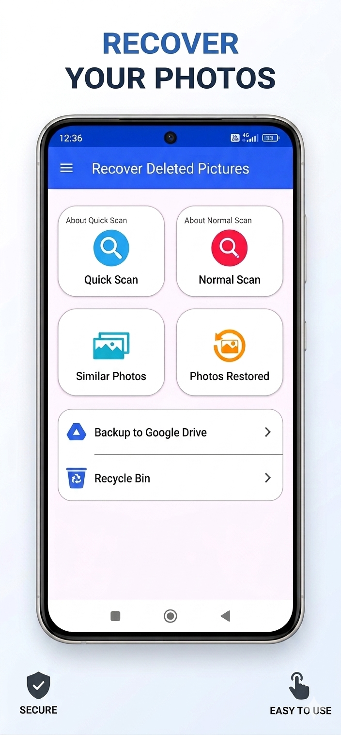 اسکرین شات 1 برنامه Recover Deleted Photos