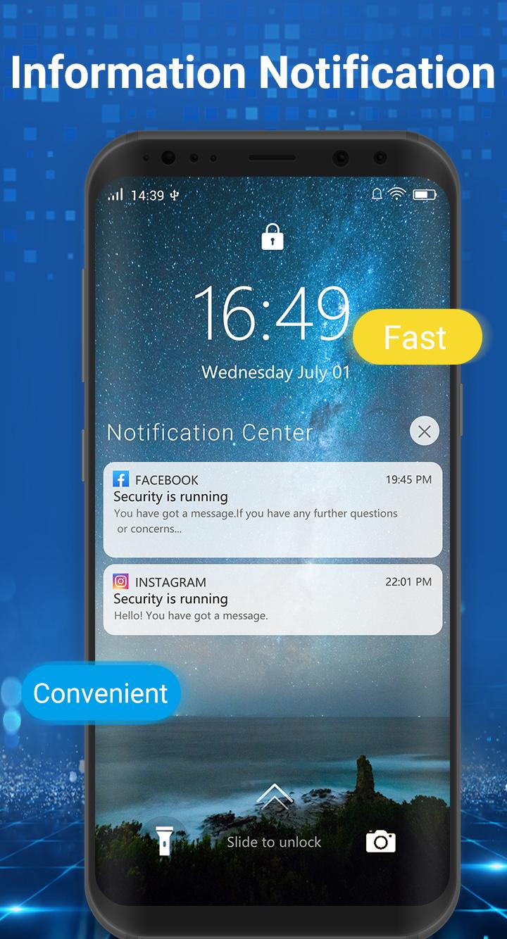 اسکرین شات 3 برنامه Lock Screen - Keypad Passcode